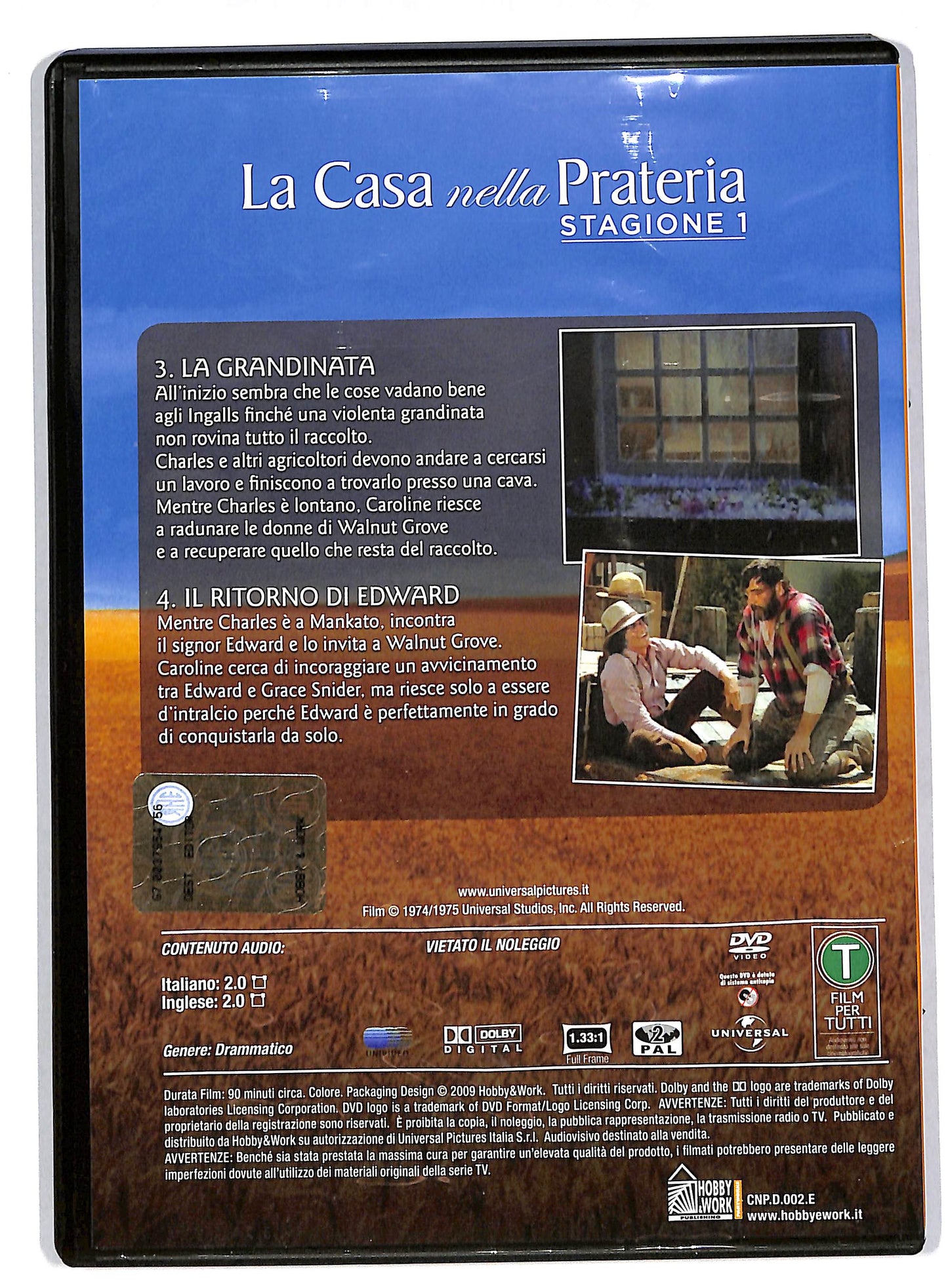 EBOND La casa nella prateria stagione 1 volume 2 EDITORIALE DVD DB595955