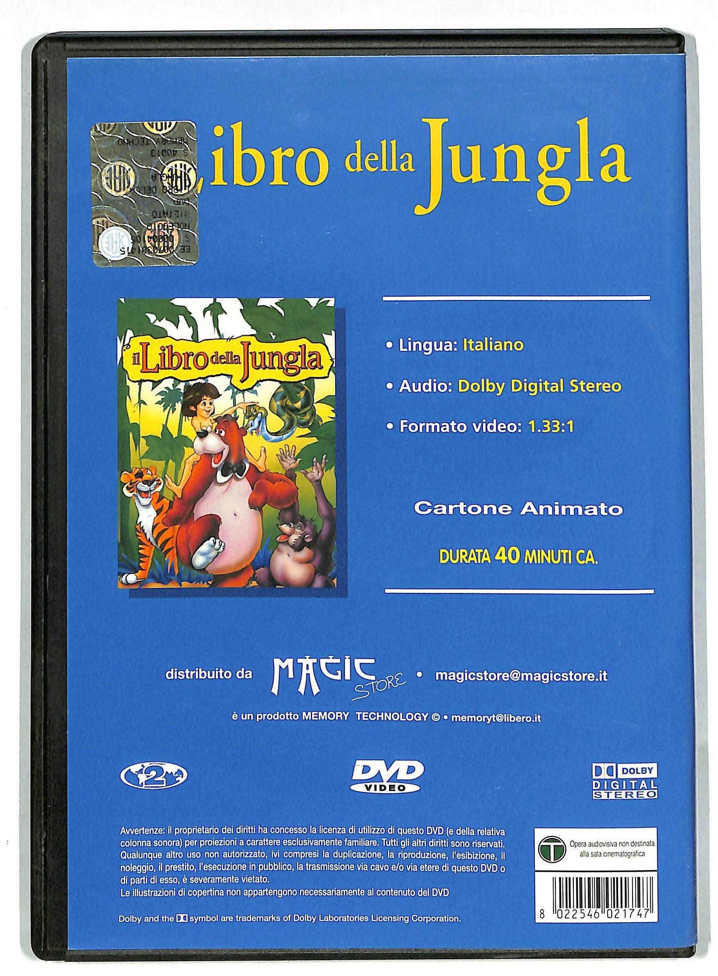 EBOND Il libro della jungla DVD DB596103