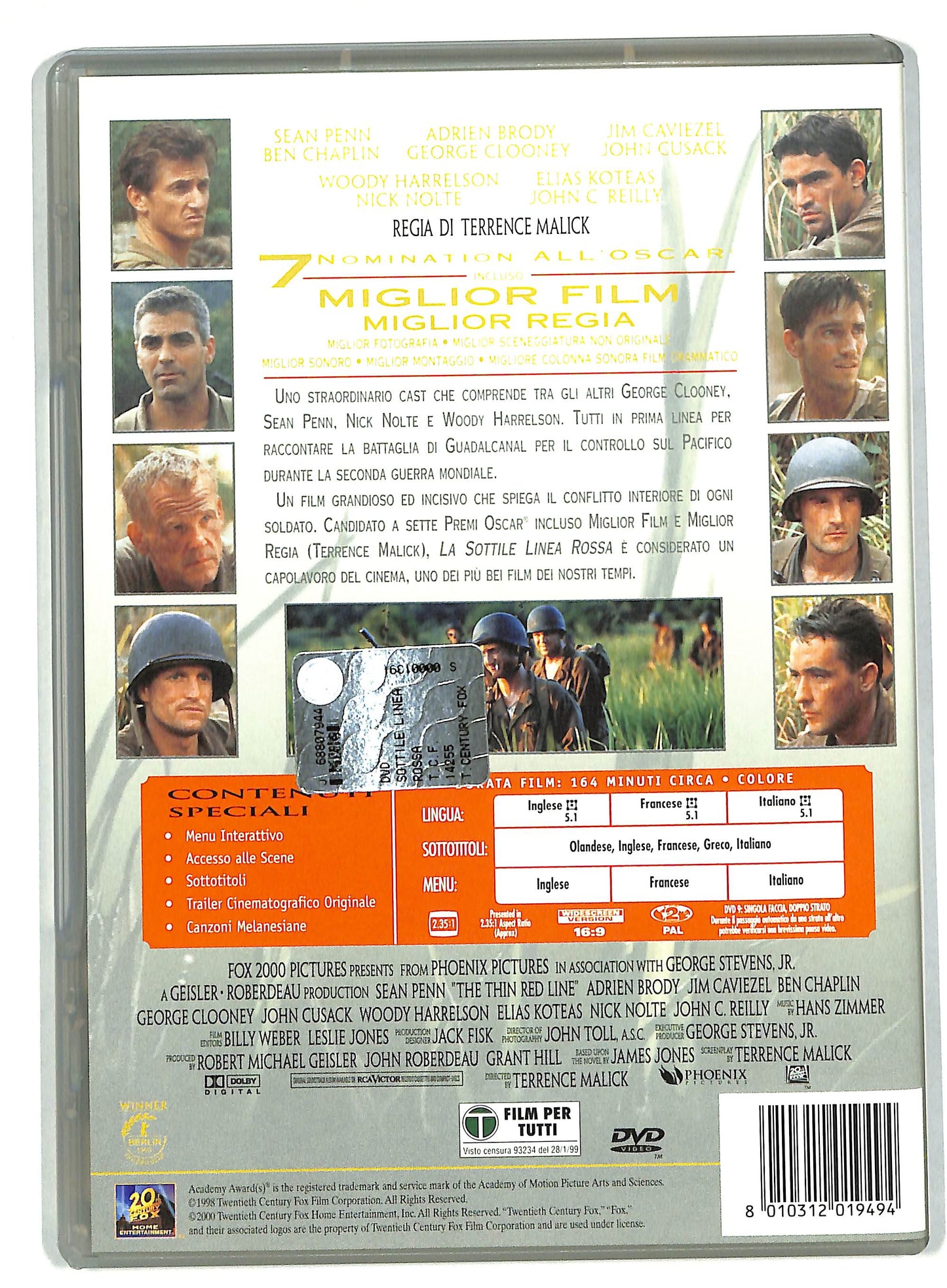 EBOND La sottile linea rossa DVD DB596138
