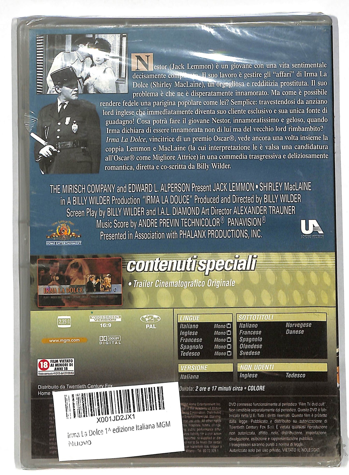 EBOND Irma la dolce EDITORIALE DVD DB596210