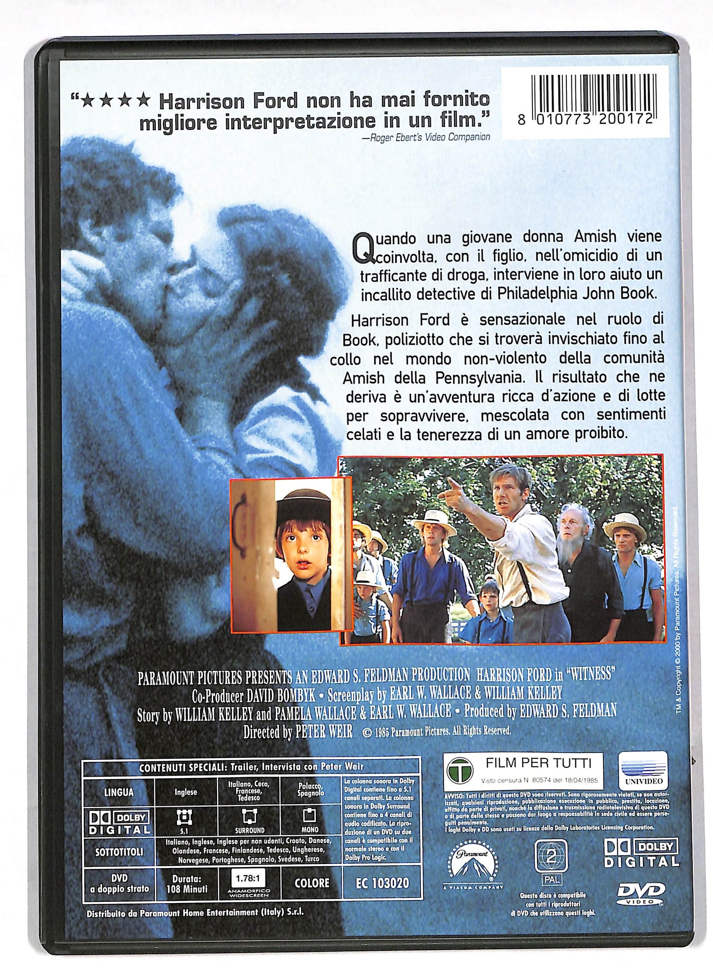 EBOND Witness - Il Testimone DVD DB596255