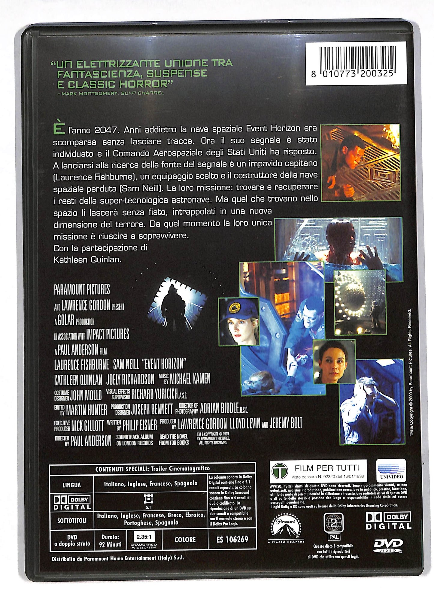 EBOND Punto di non ritorno DVD DB596257