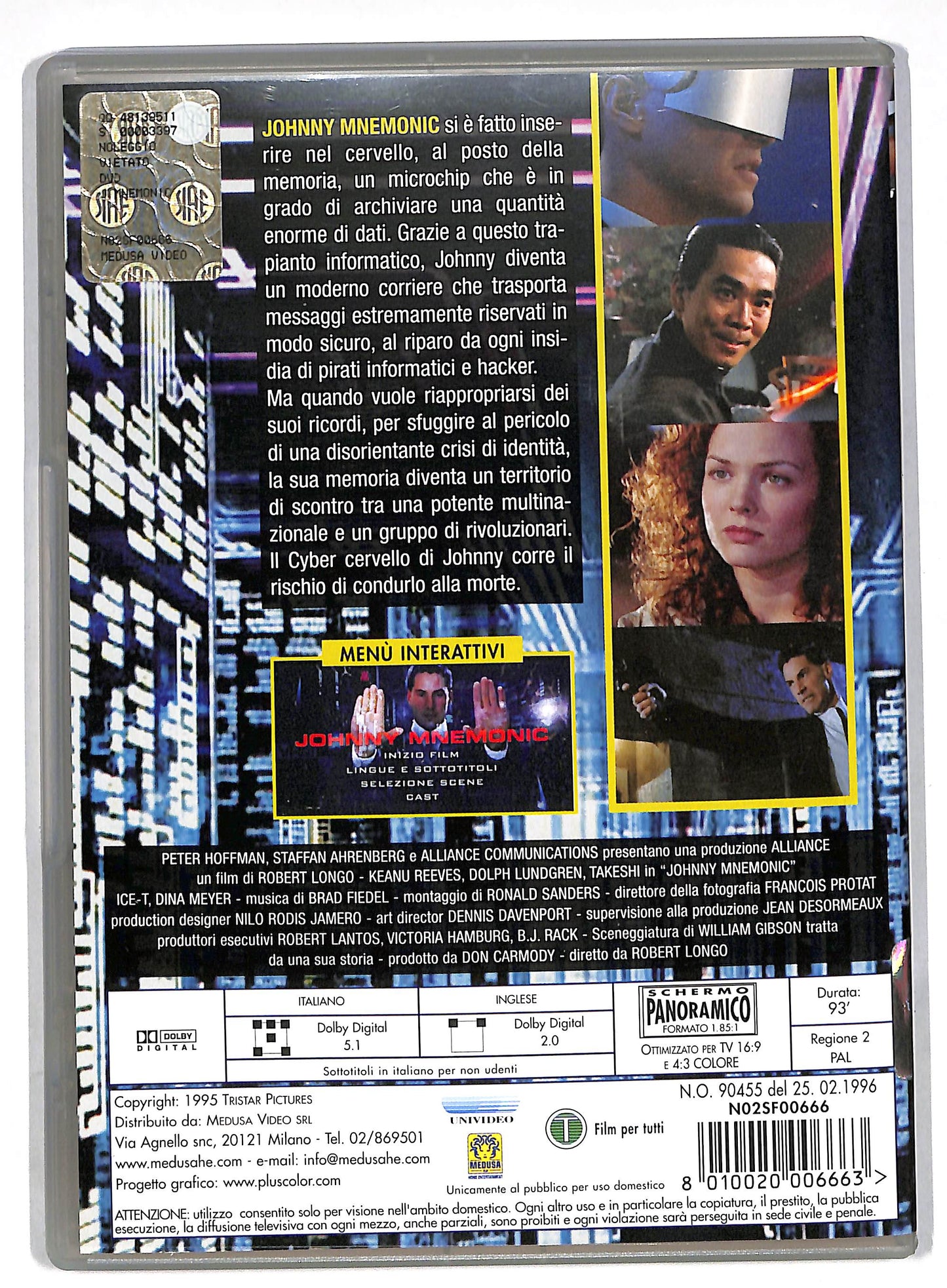 EBOND Johnny Mnemonic DVD DB596312