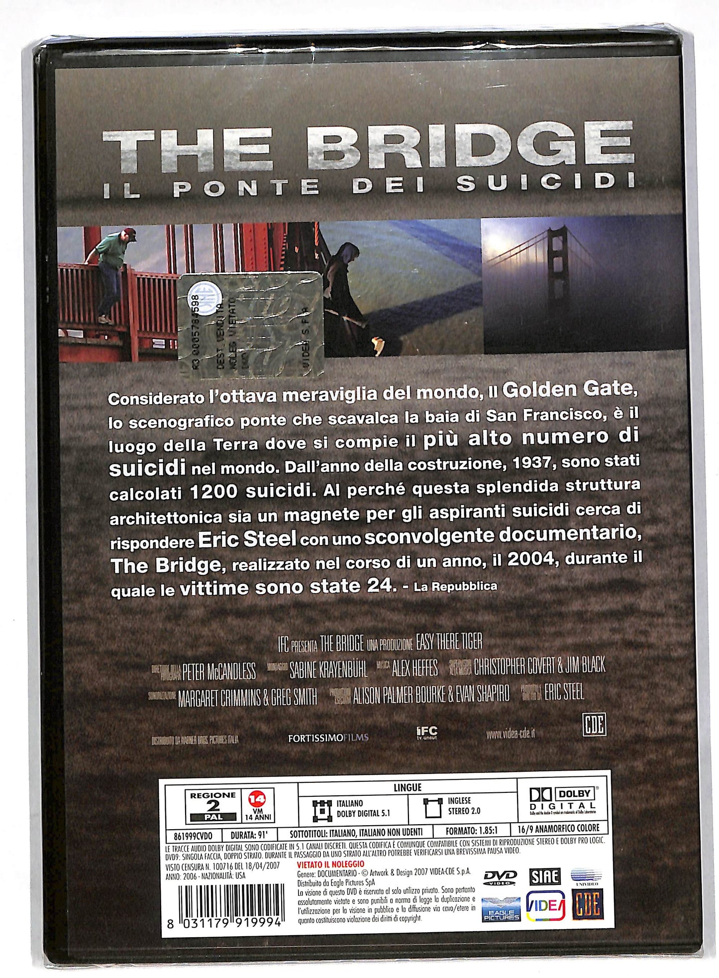 EBOND The Bridge - Il Ponte Dei Suicidi DVD DB596316