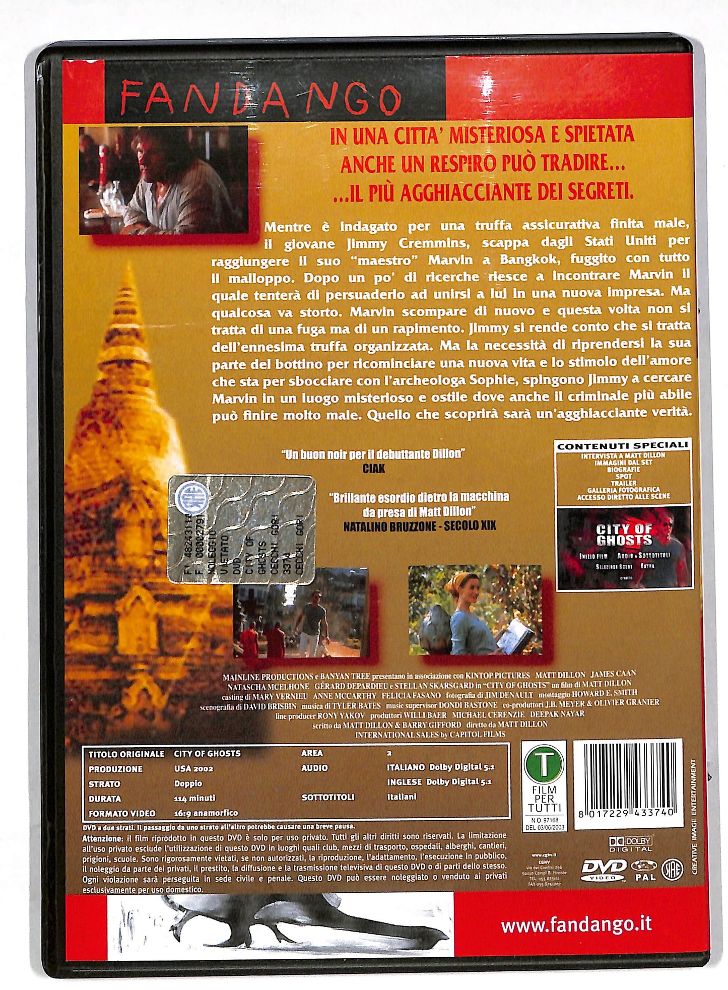 EBOND City of ghosts DVD DB596340