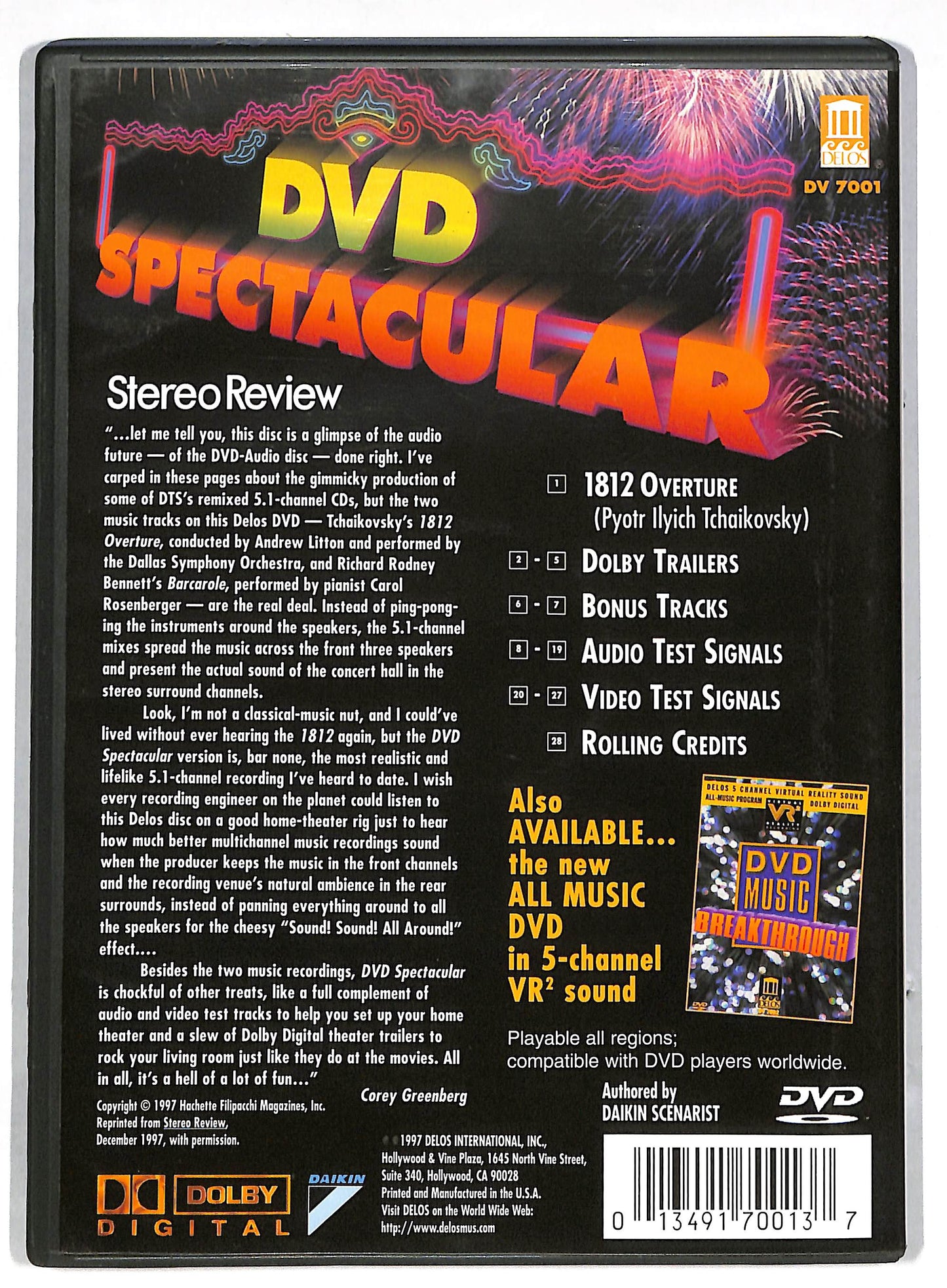 EBOND Various Composers Spectacular DVD DB596737