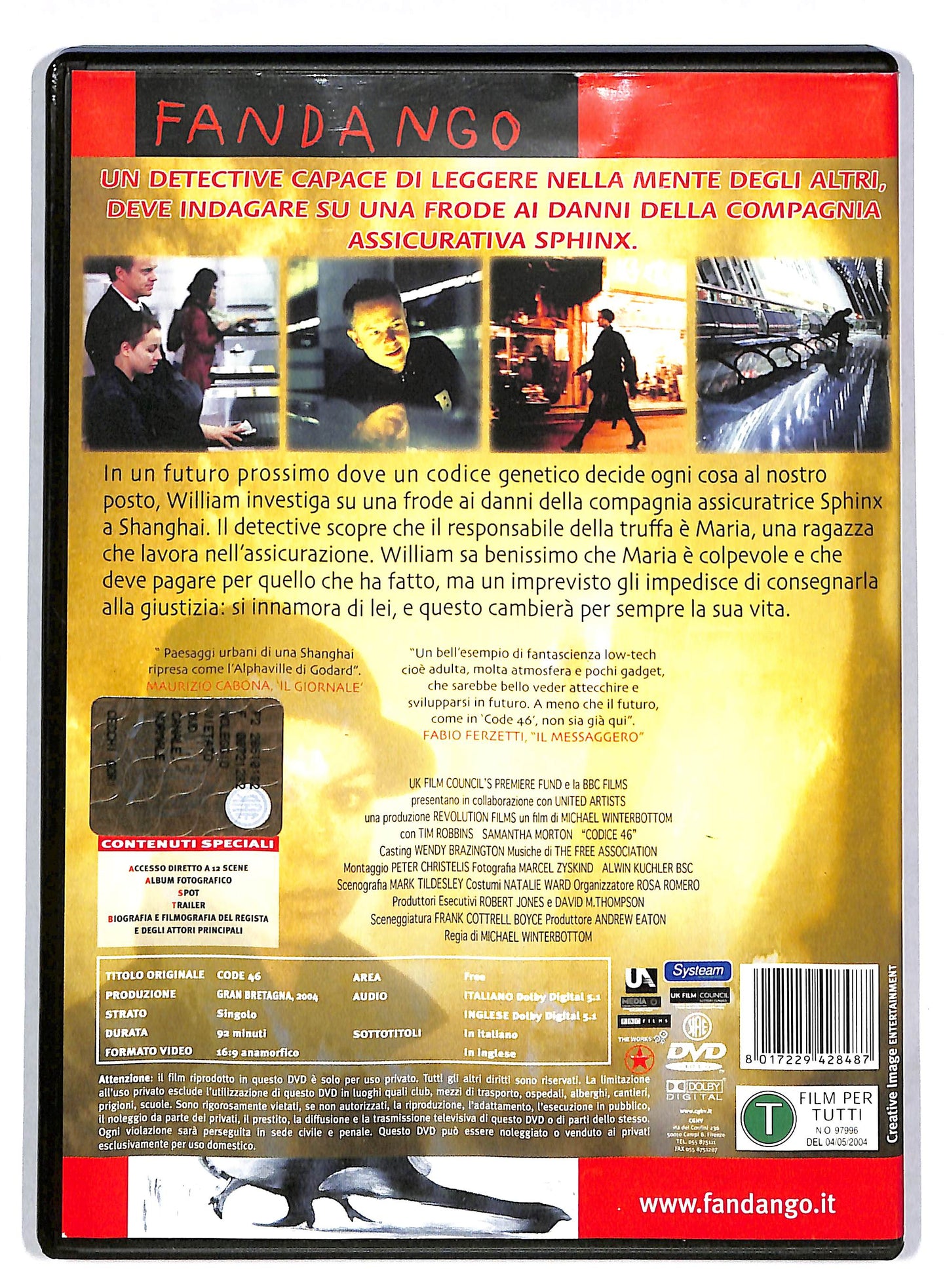 EBOND Codice 46 DVD DB596809