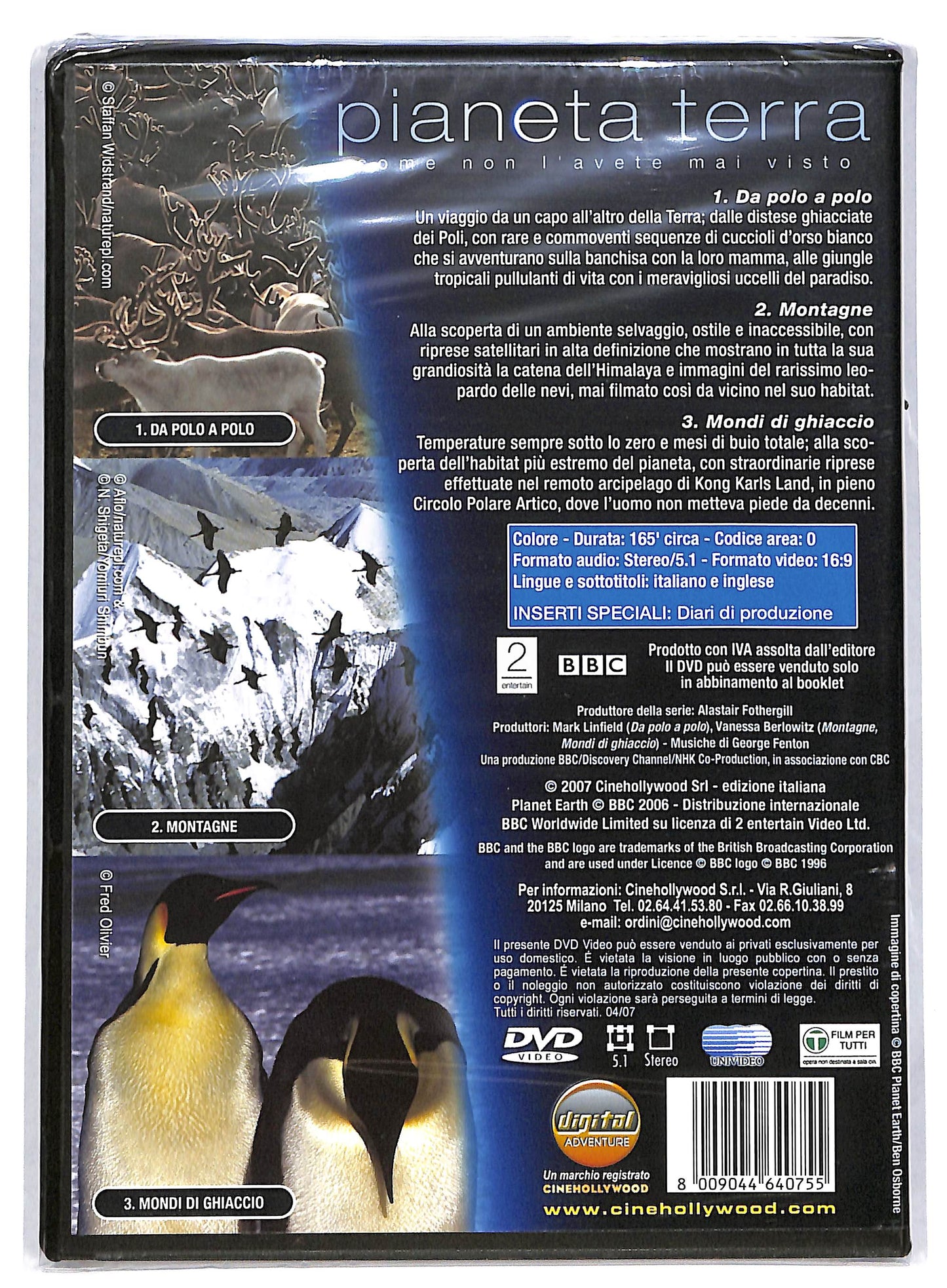 EBOND Da polo a polo - pianeta terra come non l'avete DVD DB596827