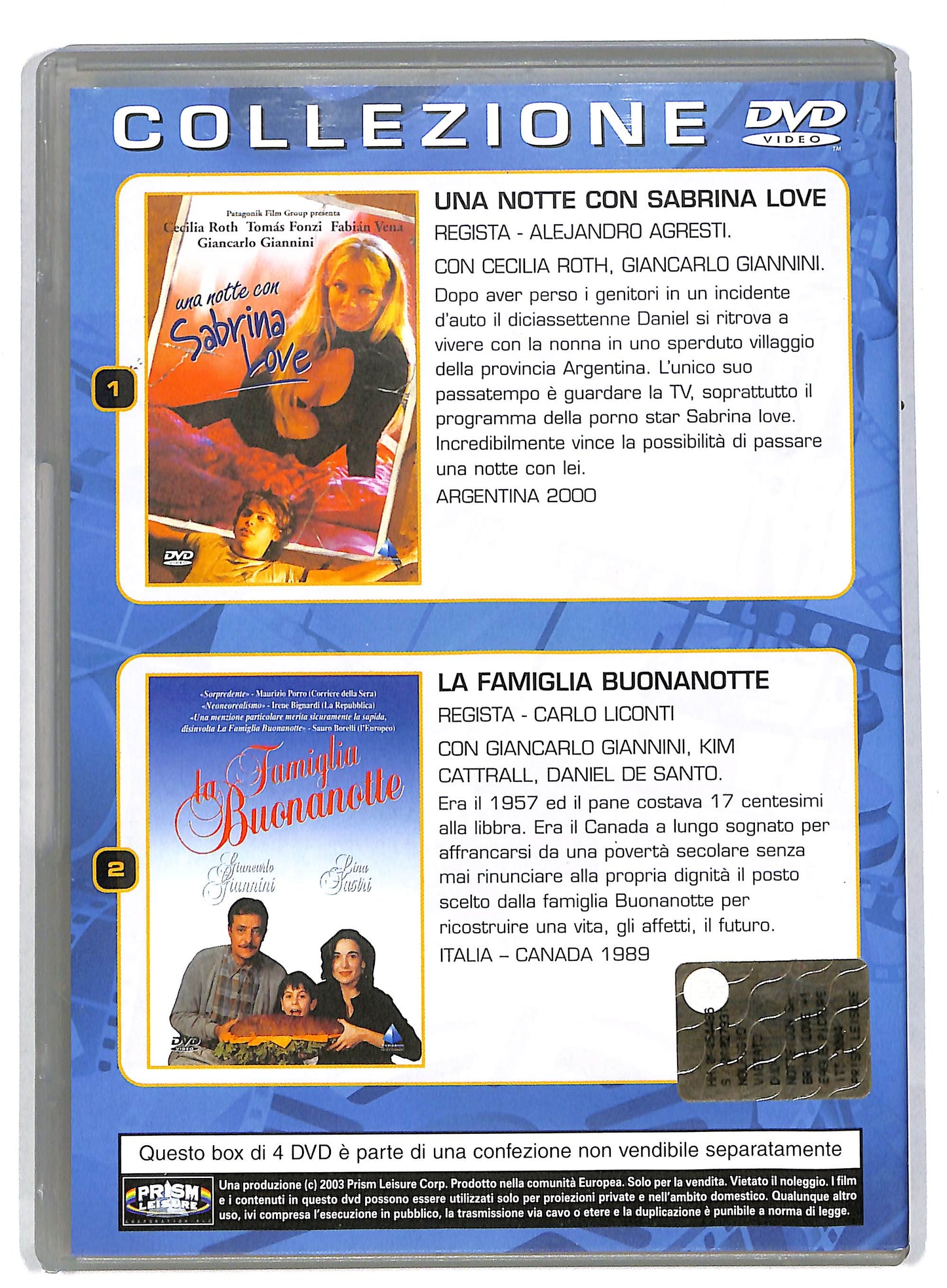 EBOND Collezione 2 film su 1 - Una notte con sabrina EDITORIALE DVD DB597111
