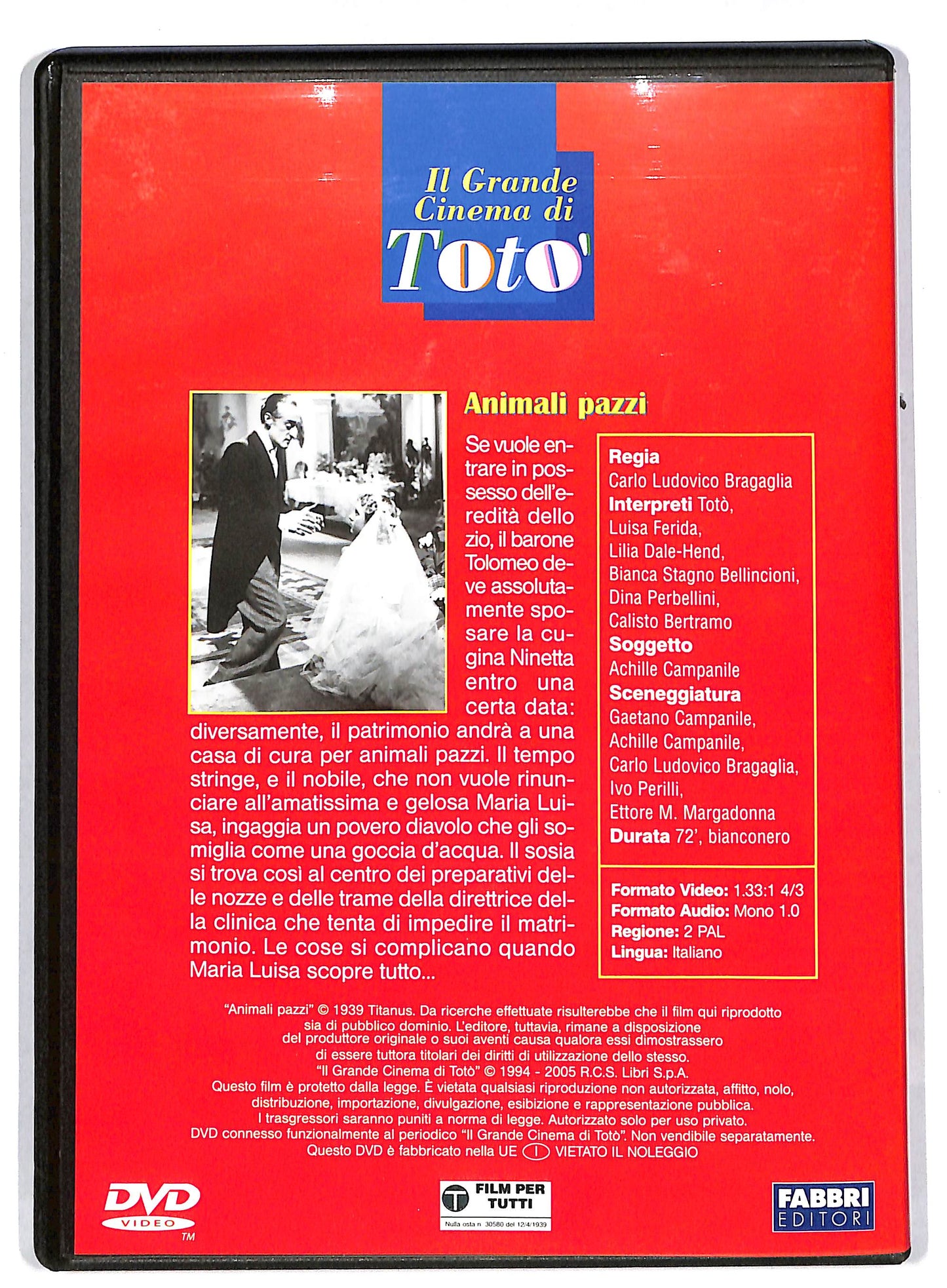 EBOND Animali pazzi EDITORIALE DVD DB597112