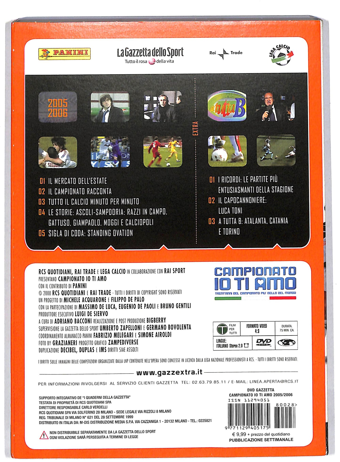 EBOND Campionato io ti amo Vol.28 2005 - 2006 EDITORIALE DVD DB597114