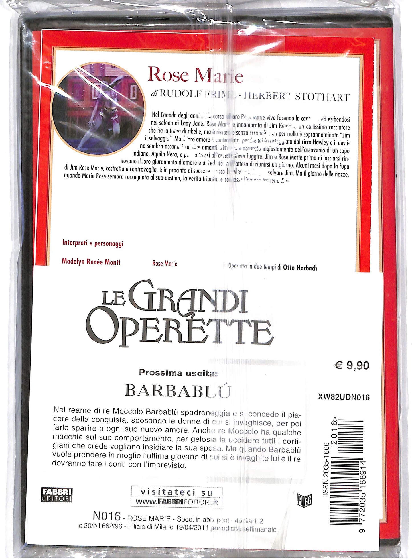 EBOND Rose marie - Le grandi operette EDITORIALE DVD DB597126