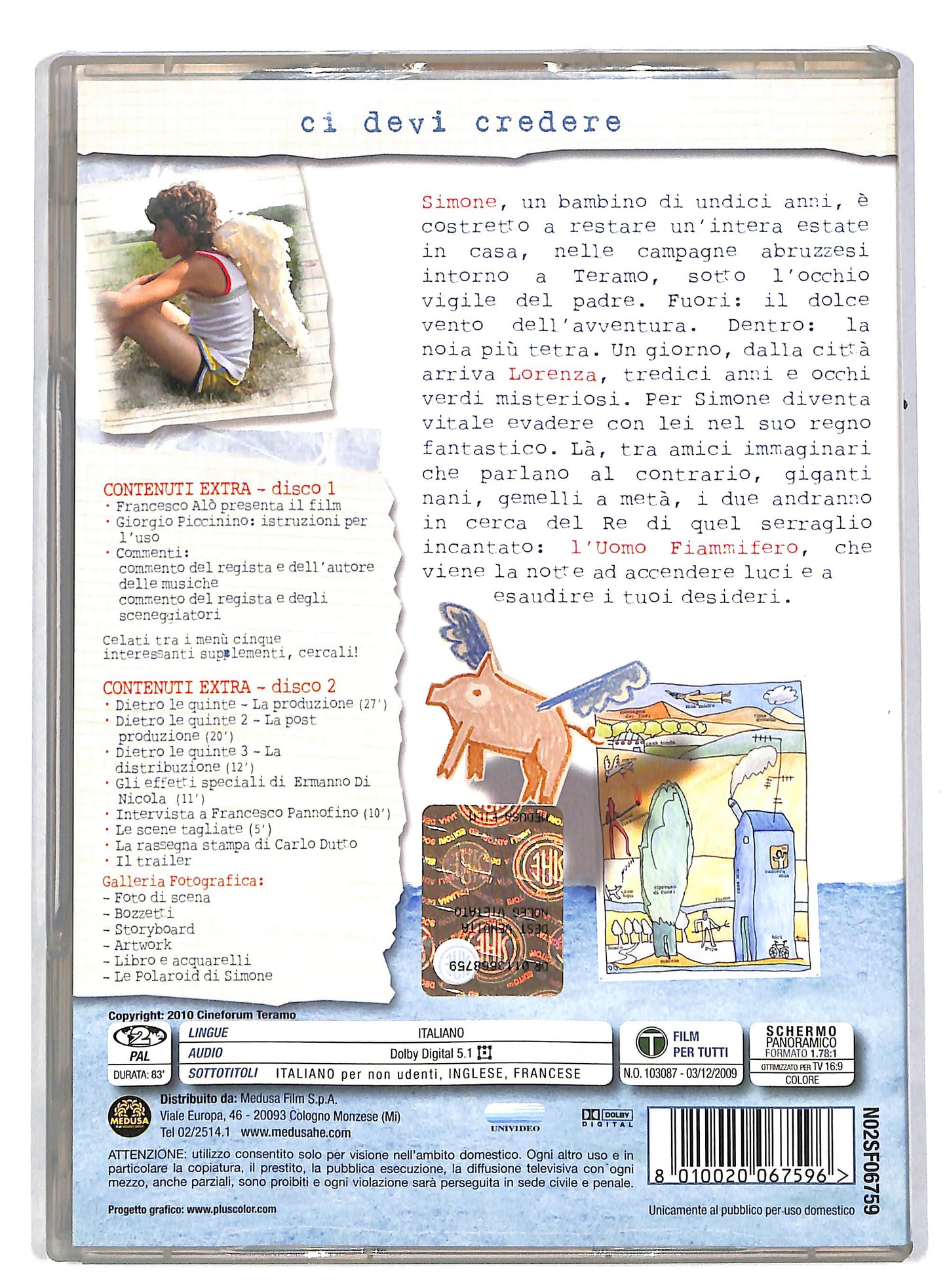 EBOND L'uomo fiammifero (2 DISCHI) EDIZIONE SPECIALE DVD DB597136