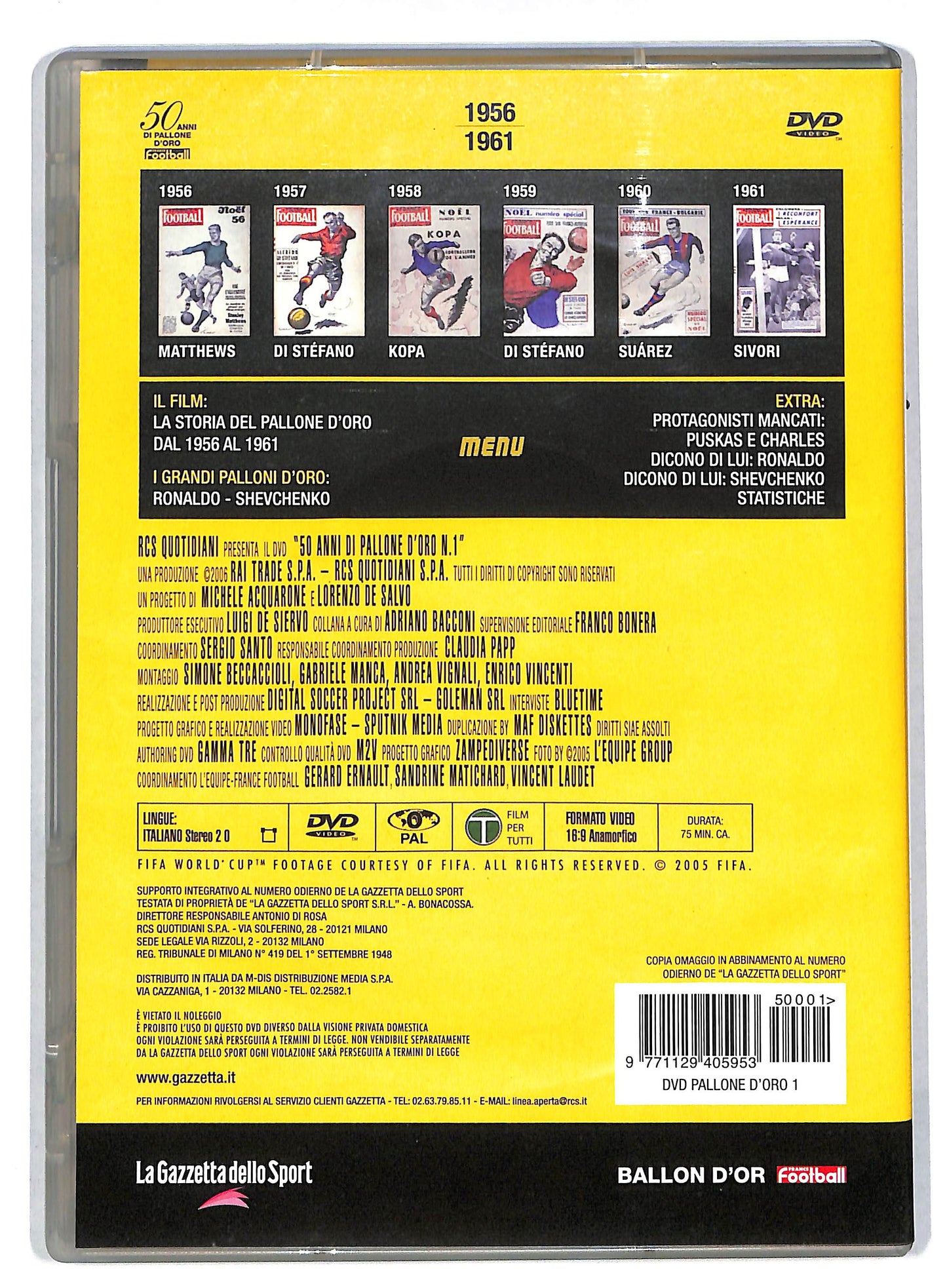 EBOND Ronaldo - Shevchenko vol 1 EDITORIALE DVD DB597331