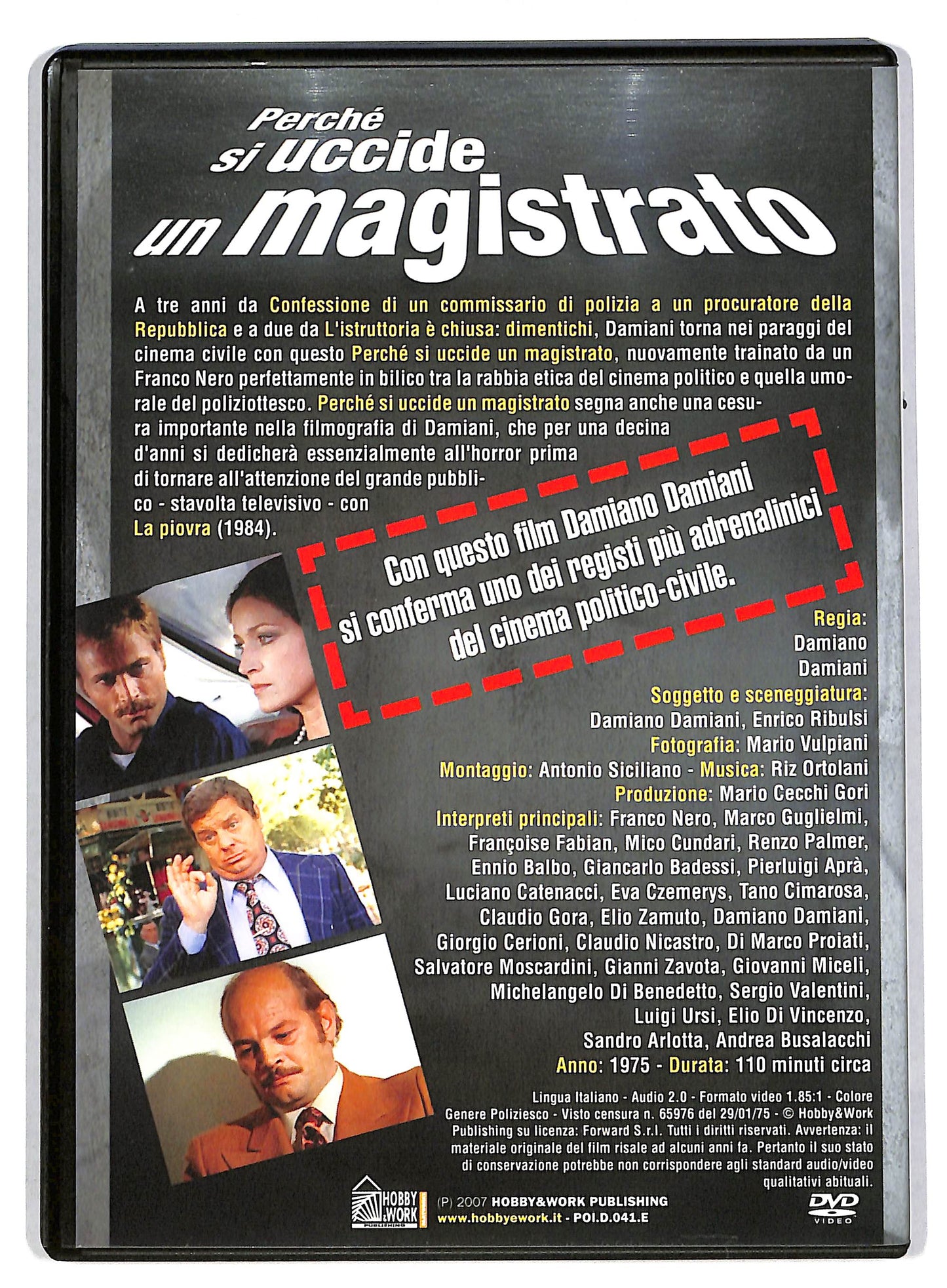 EBOND Perche si uccide un magistrato EDITORIALE DVD DB597347