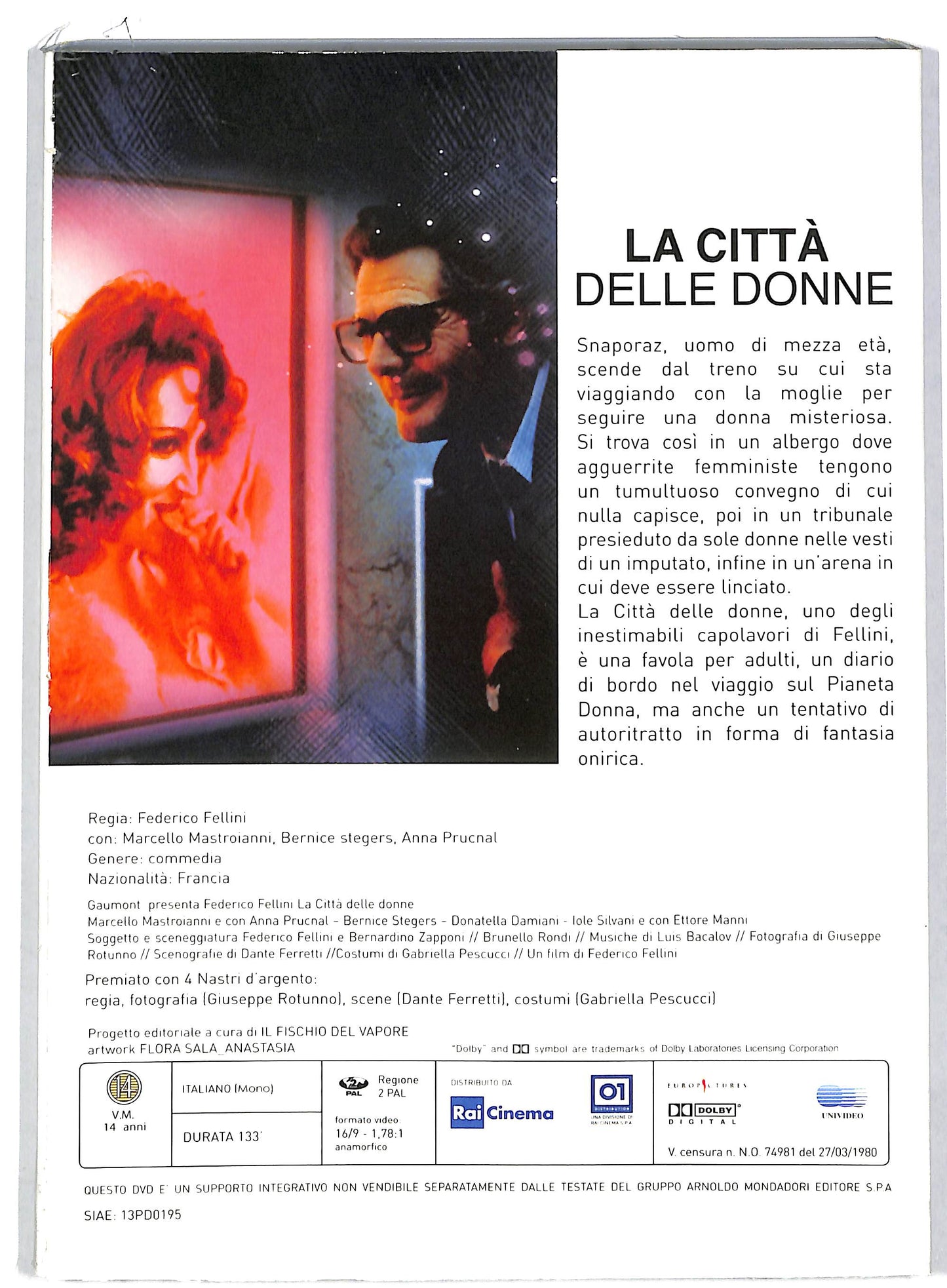 EBOND La citta delle donne SLIPCASE EDITORIALE DVD DB597355