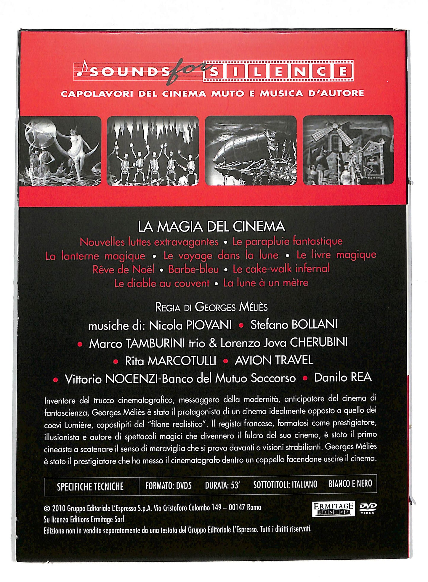 EBOND La magia del cinema EDITORIALE DIGIPACK DVD DB597807