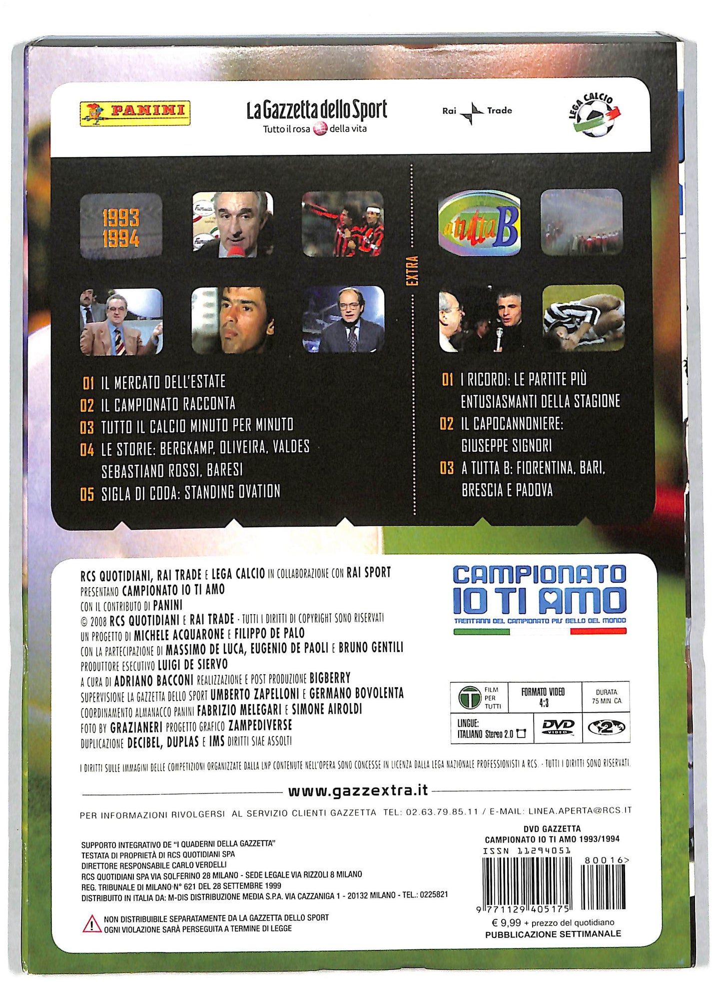 EBOND Campionato io ti amo 93 - 94 EDITORIALE DVD DB597833