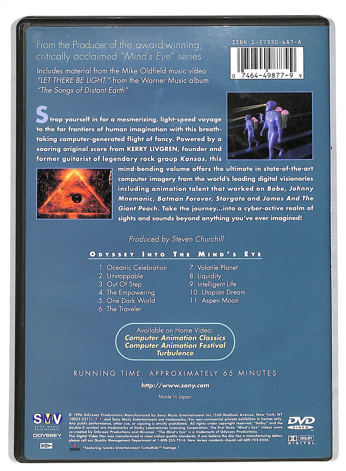 EBOND Odyssey into the mind's eye (versione UK) DVD DB597834