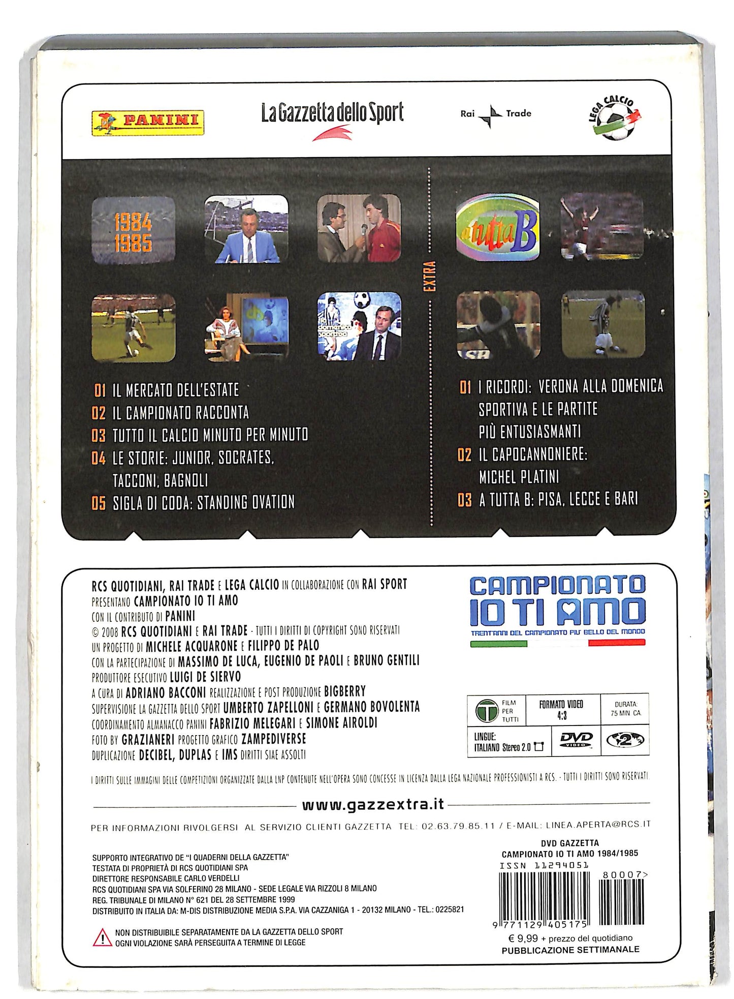 EBOND Campionato io ti amo 1984 - 1985 vol 7 EDITORIALE DVD DB597853