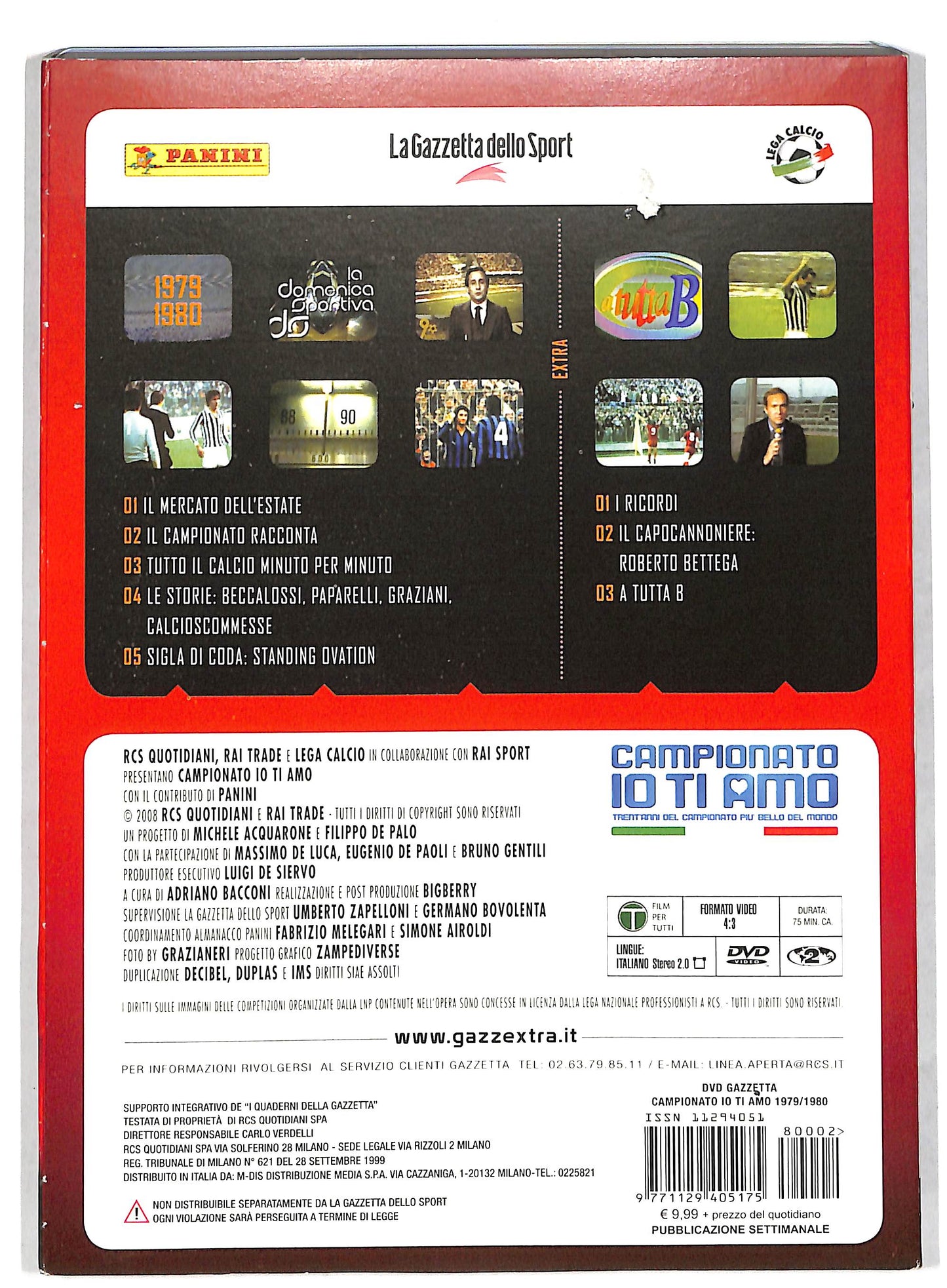 EBOND Campionato io ti amo 1979 - 1980 EDITORIALE DVD DB597854