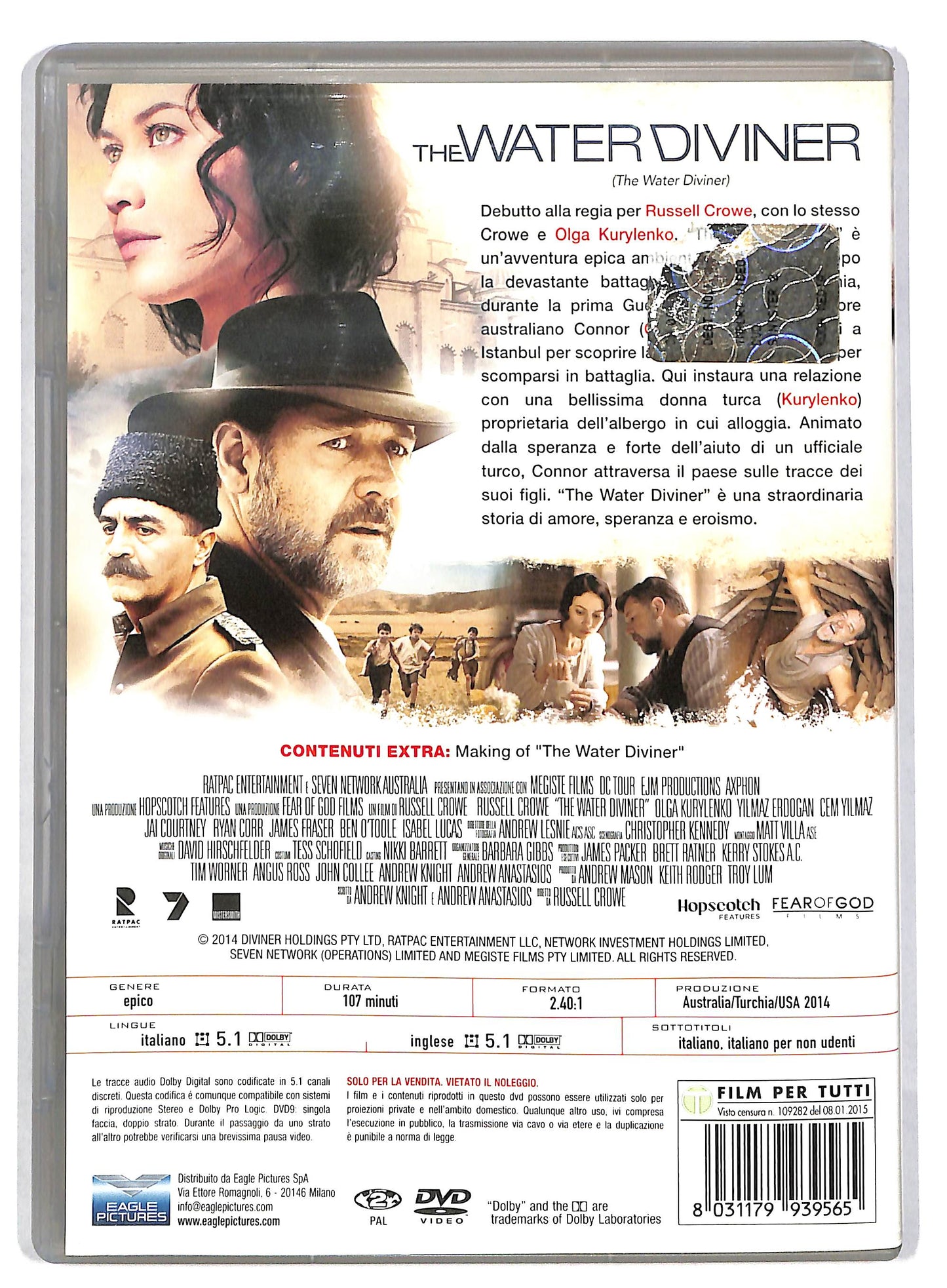 EBOND The Water Diviner NOLEGGIO DVD DB597901