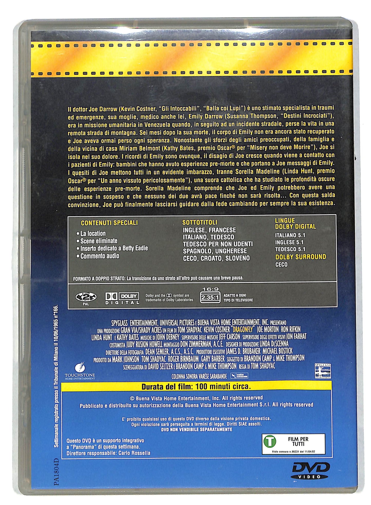 EBOND Il segno della libellula - Dragonfly EDITORIALE DVD DB597961