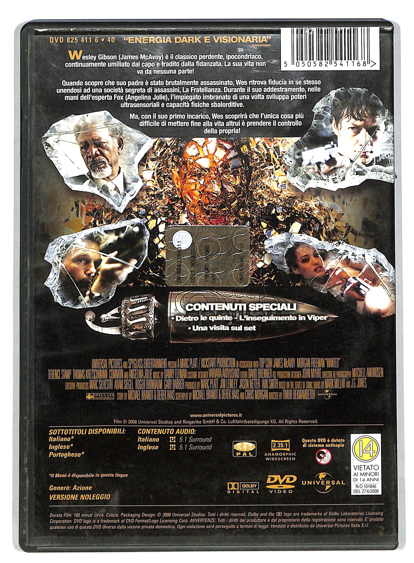 EBOND Wanted - Scegli il tuo destino NOLEGGIO DVD DB598103