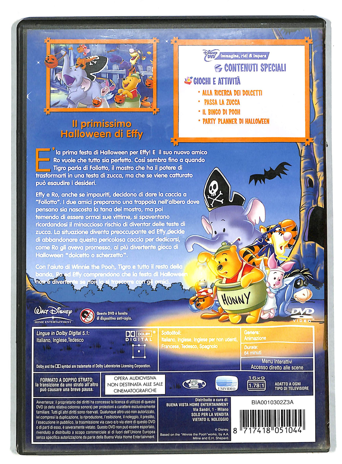 EBOND Il primo halloween da efelante DVD DB598111