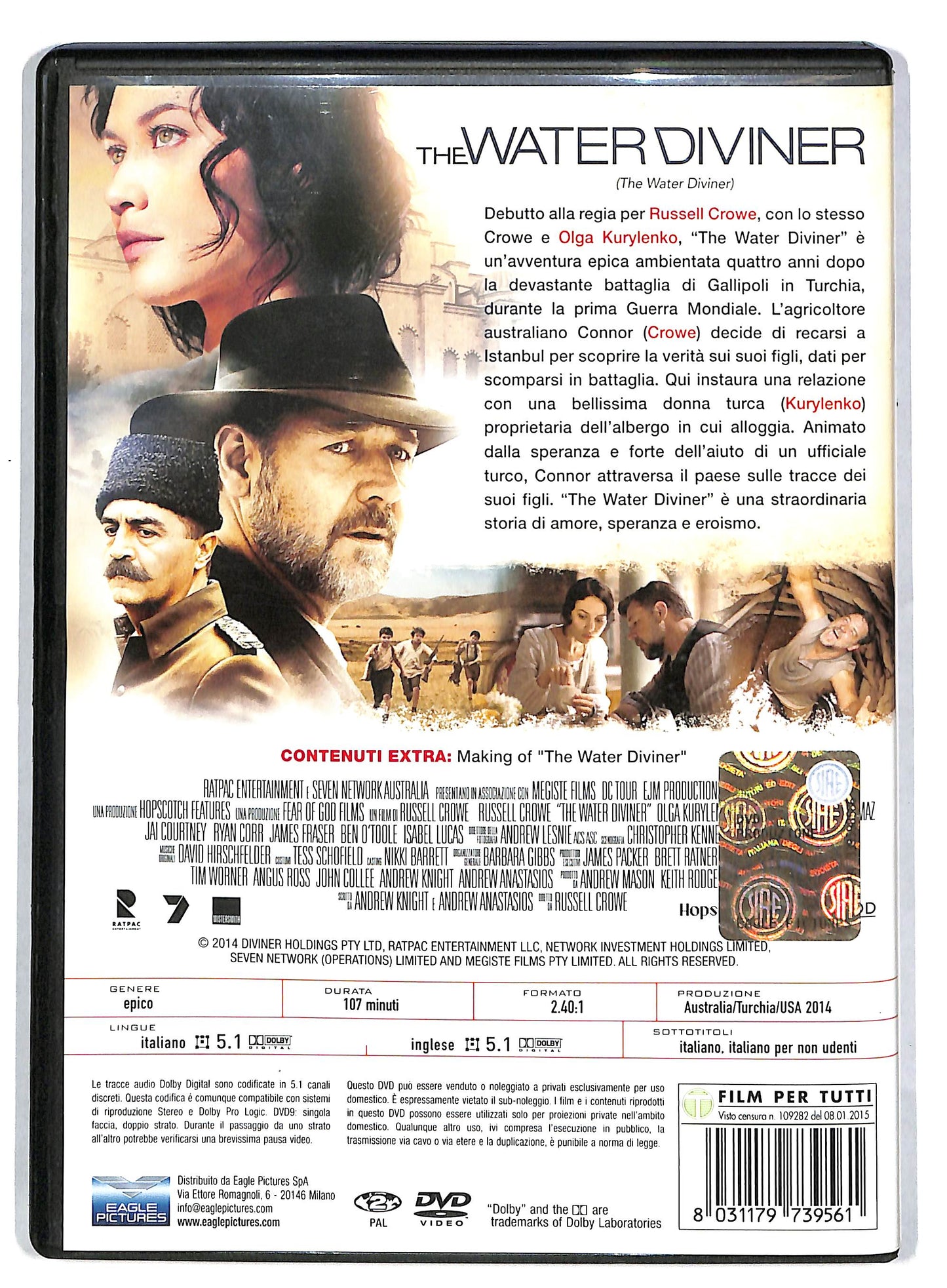 EBOND The Water Diviner NOLEGGIO DVD DB598119