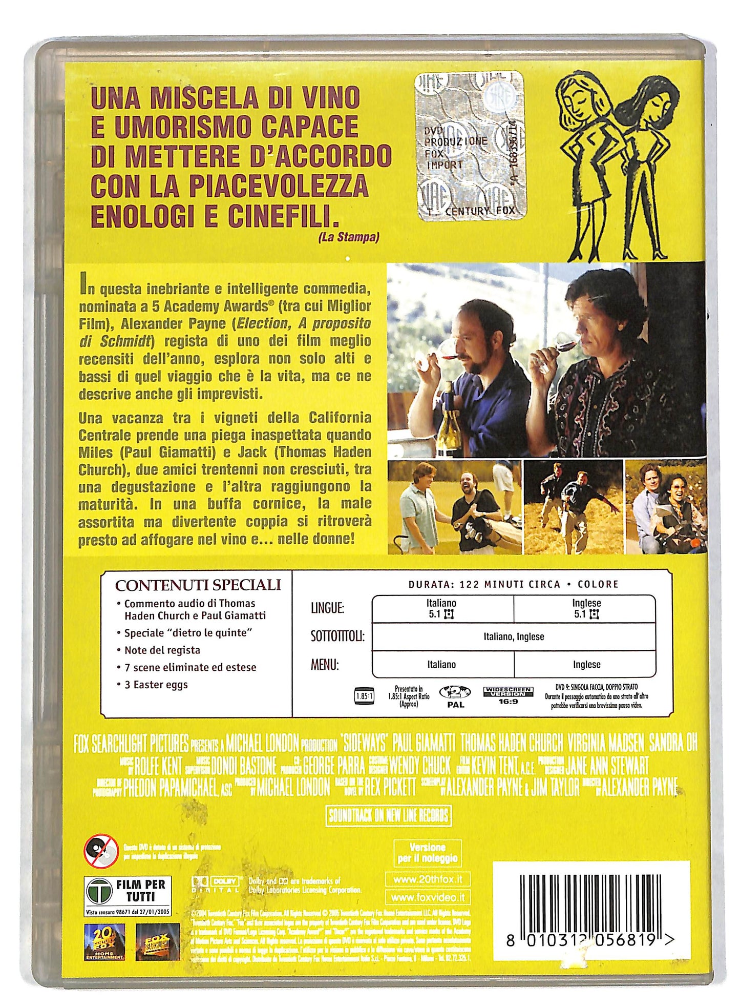 EBOND Sideways - In Viaggio Con Jack NOLEGGIO DVD DB598133