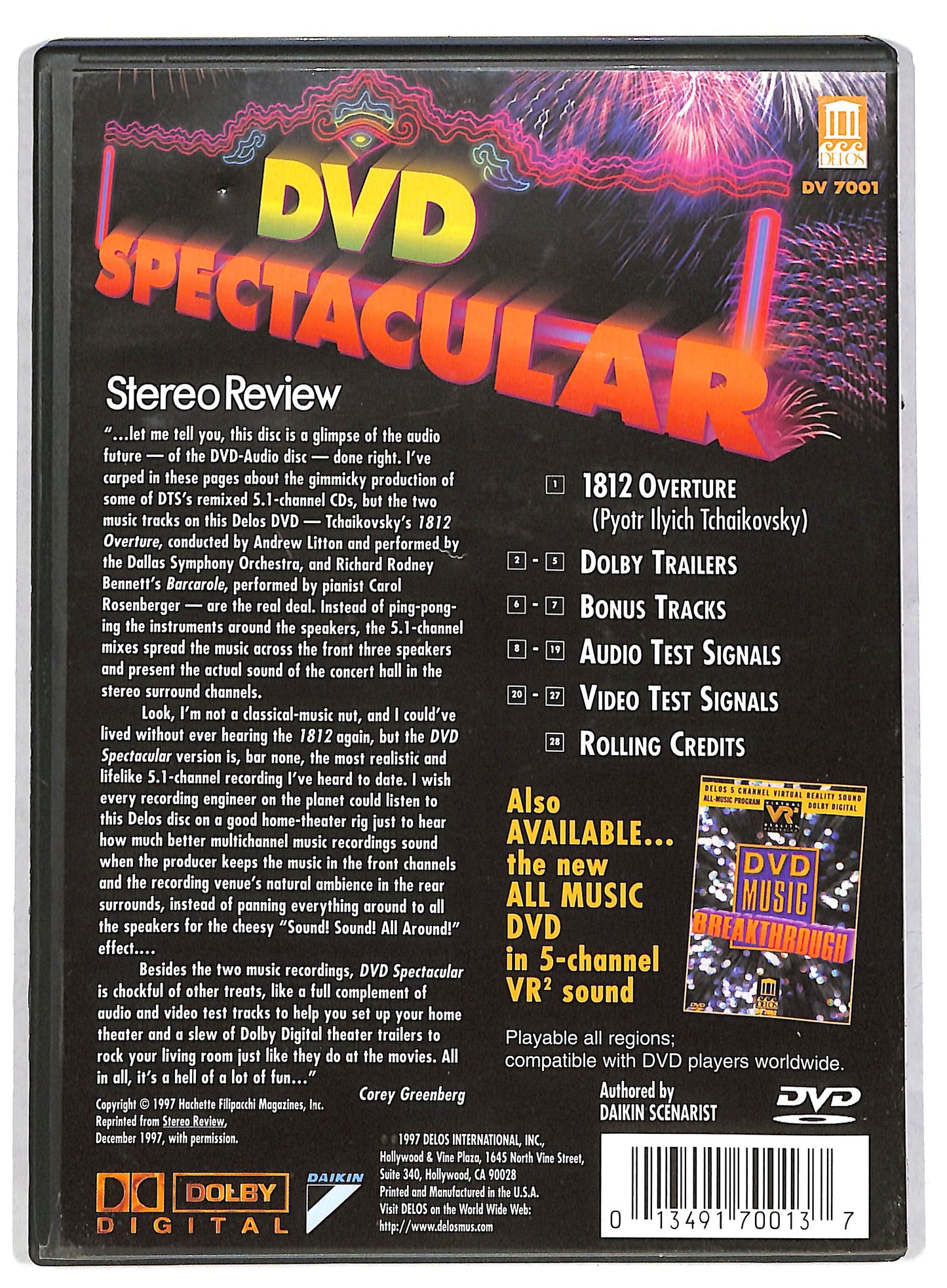 EBOND Various Composers Spectacular DVD DB598144