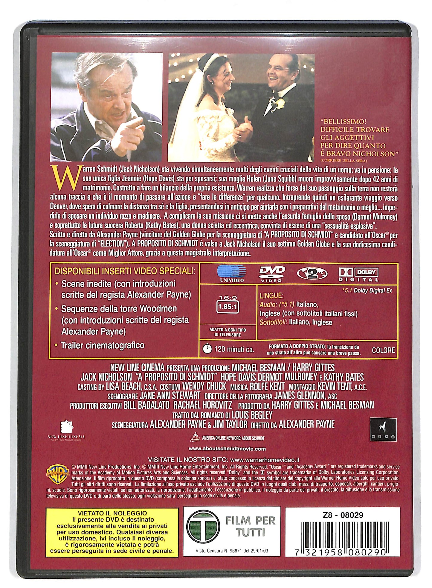 EBOND A proposito di Schmidt DVD DB598302