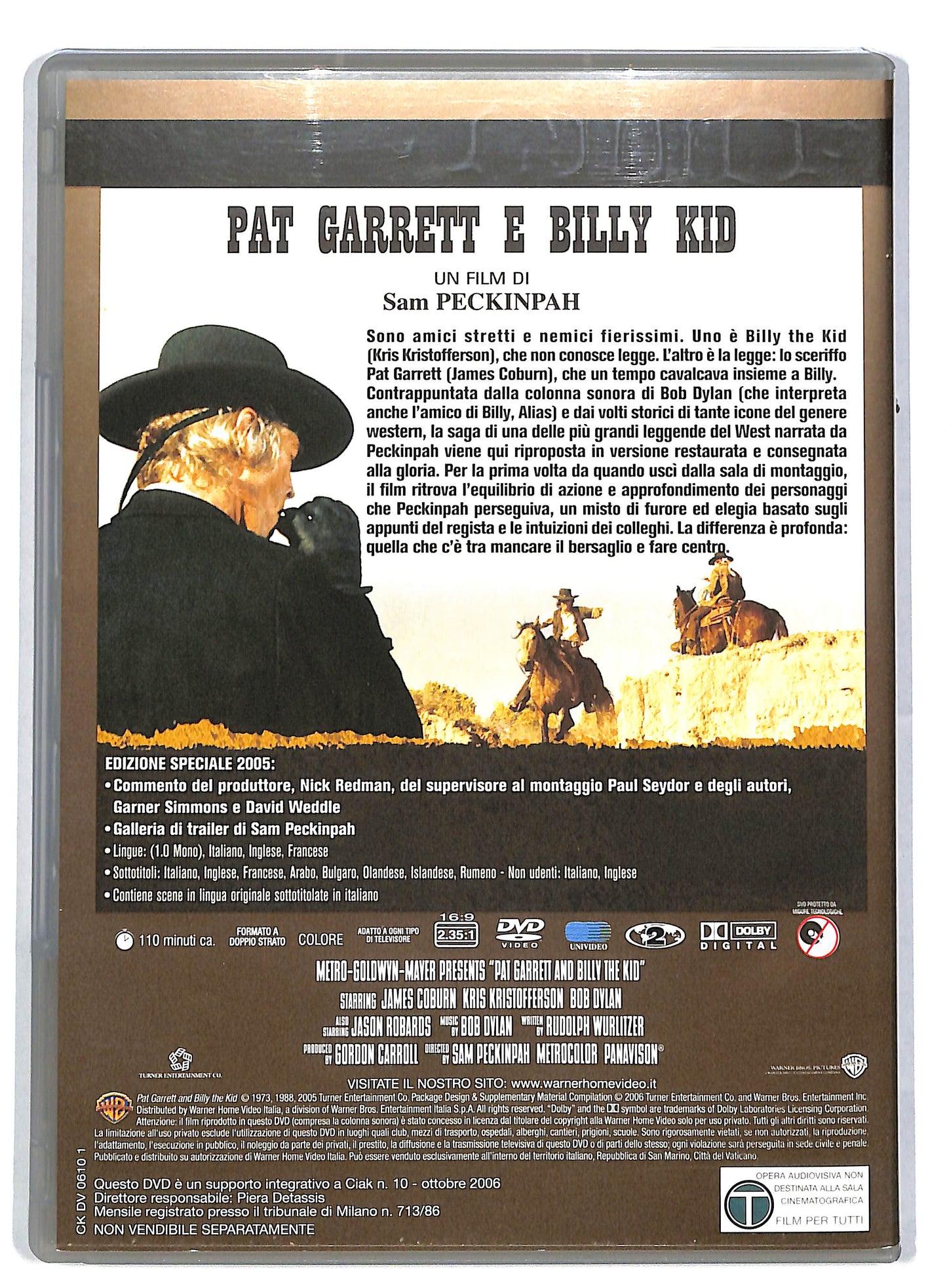 EBOND Pat Garrett e Billy Kid EDITORIALE DVD DB598357