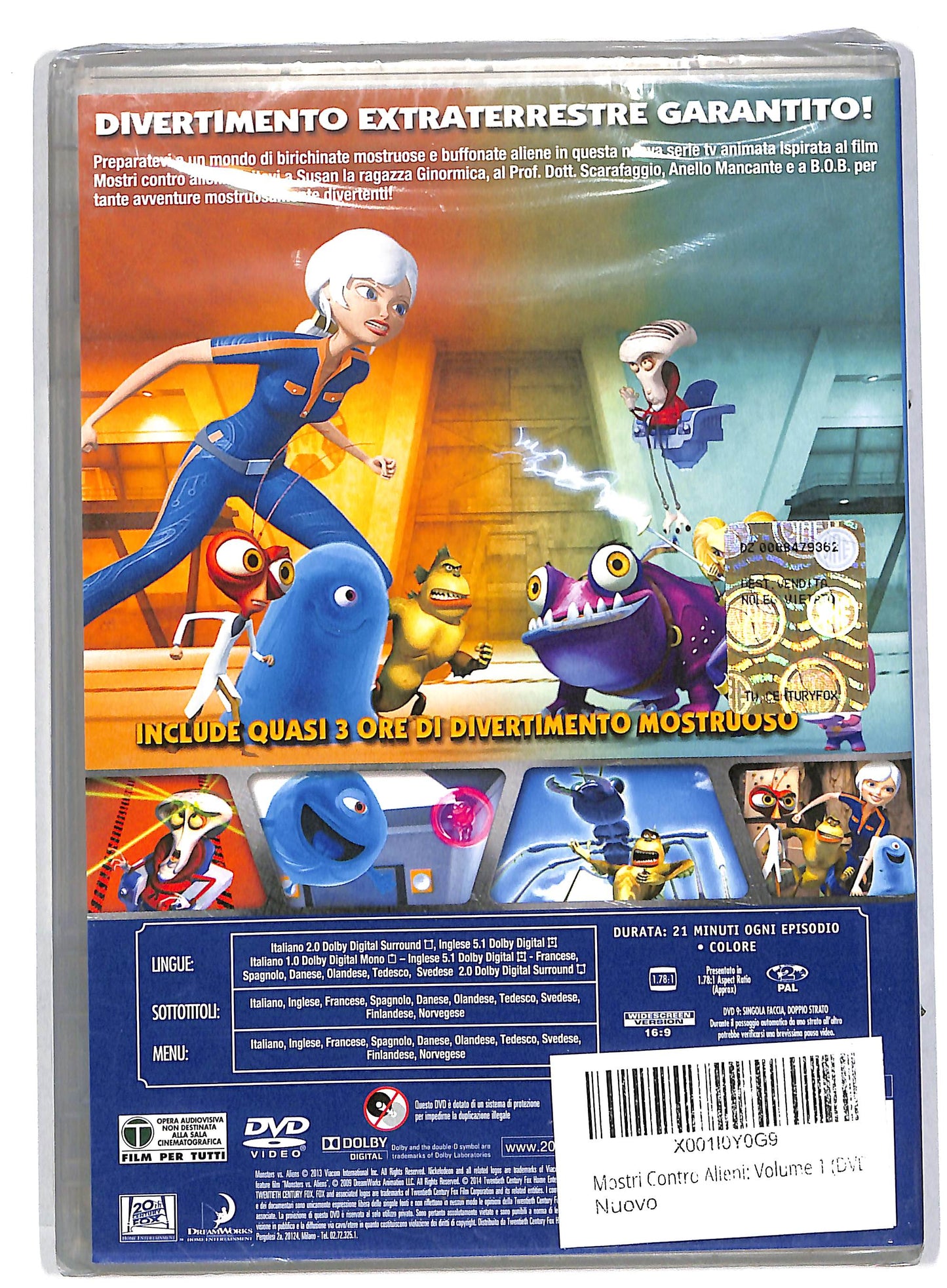 EBOND Mostri contro alieni volume 1 DVD DB598615
