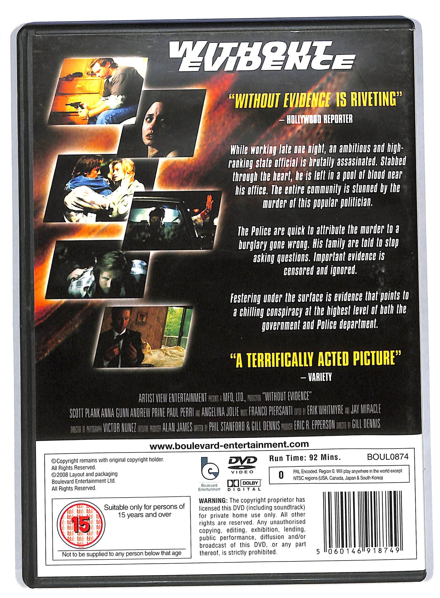 EBOND Without evidence - Edizione Regno Unito DVD DB598630