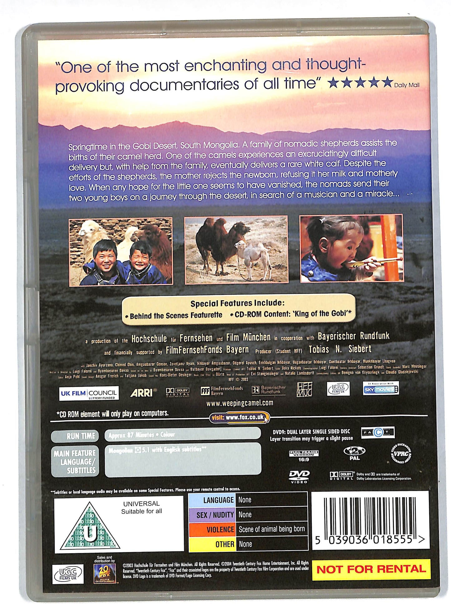 EBOND The story of the weeping camel EDIZIONE UK DVD DB598663