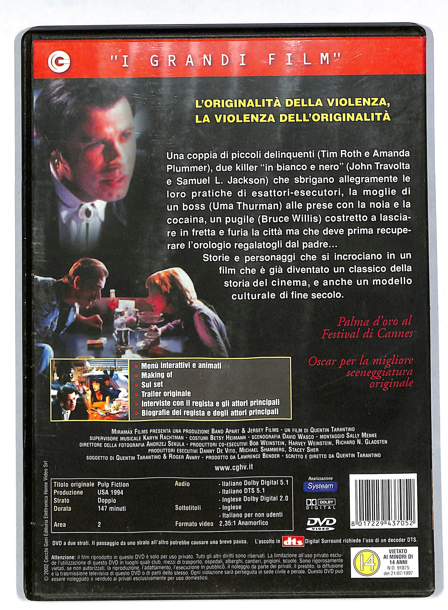 EBOND Pulp fiction DVD DB598664