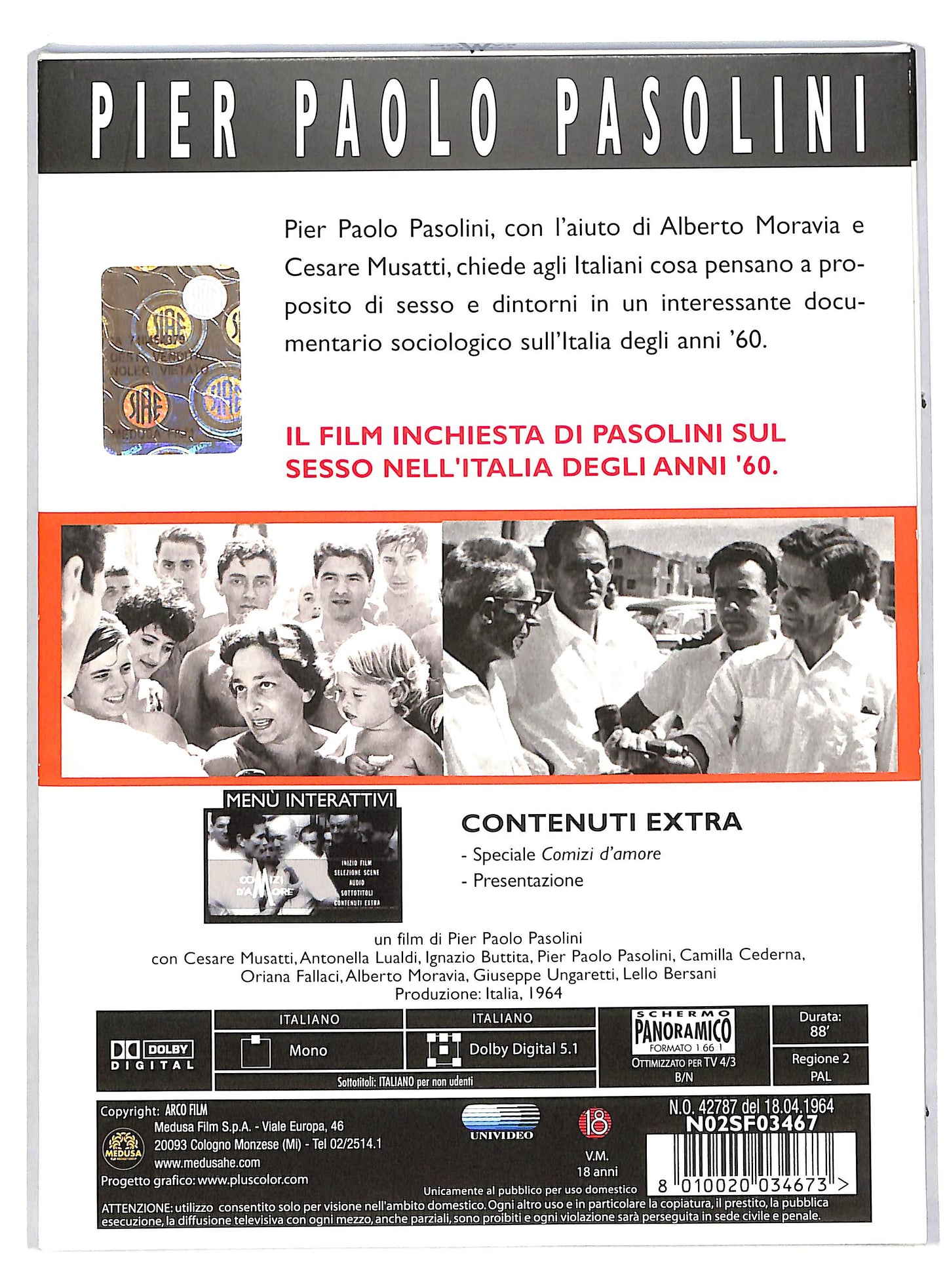 EBOND Comizi d'amore DIGIPACK DVD DB599122