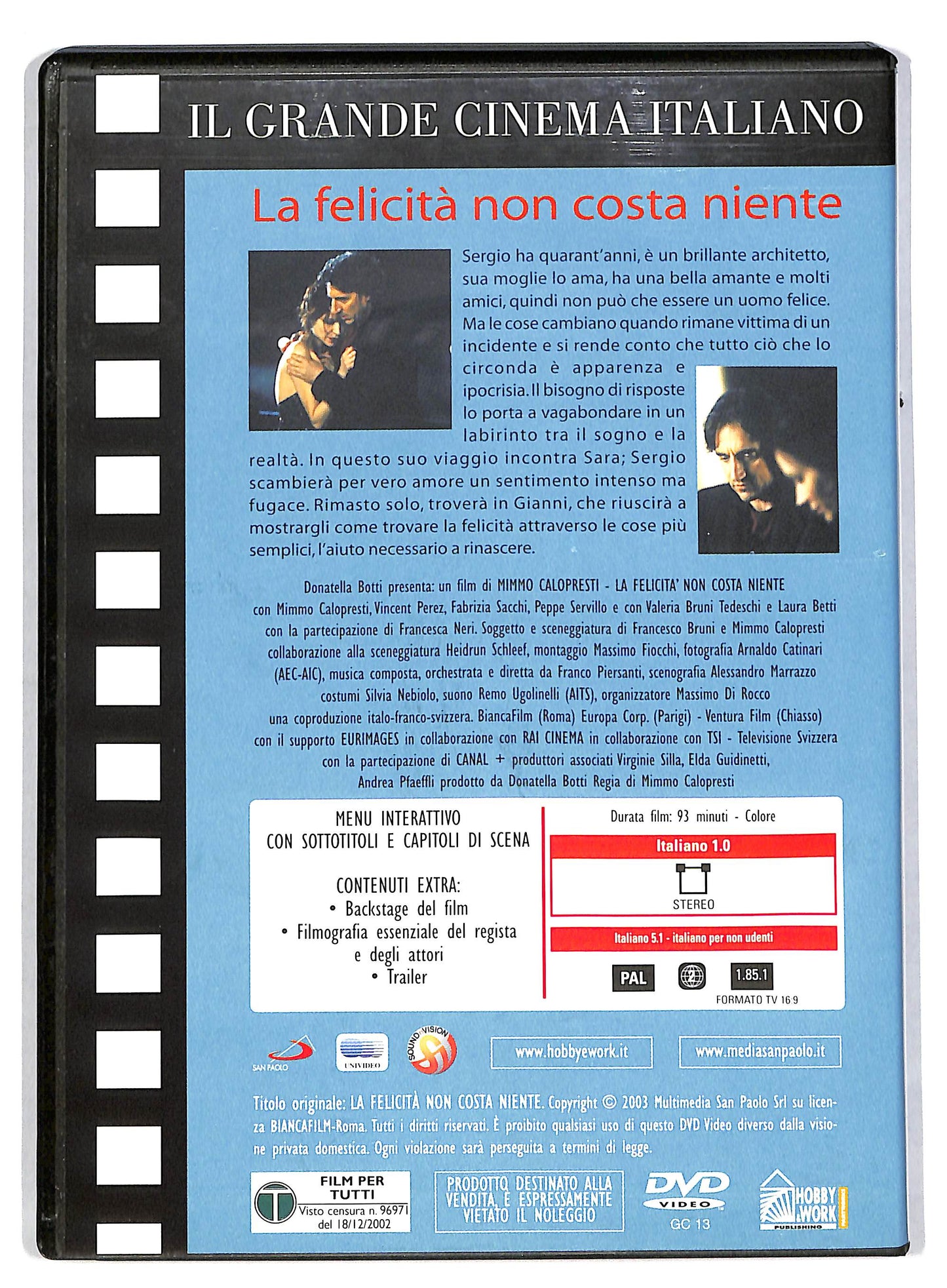 EBOND La felicita non costa niente EDITORIALE DVD DB599131