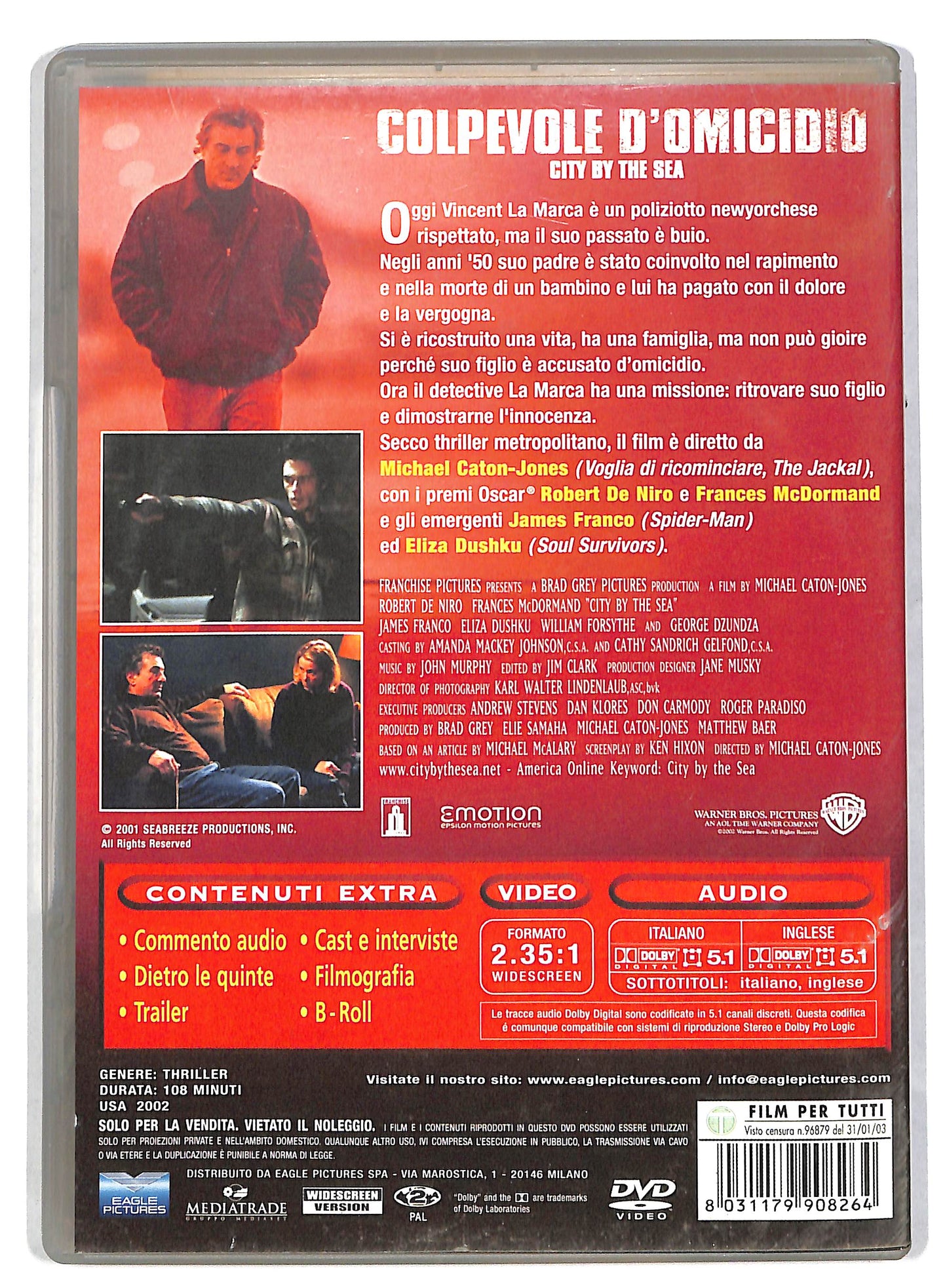 EBOND Colpevole d'omicidio DVD DB599413