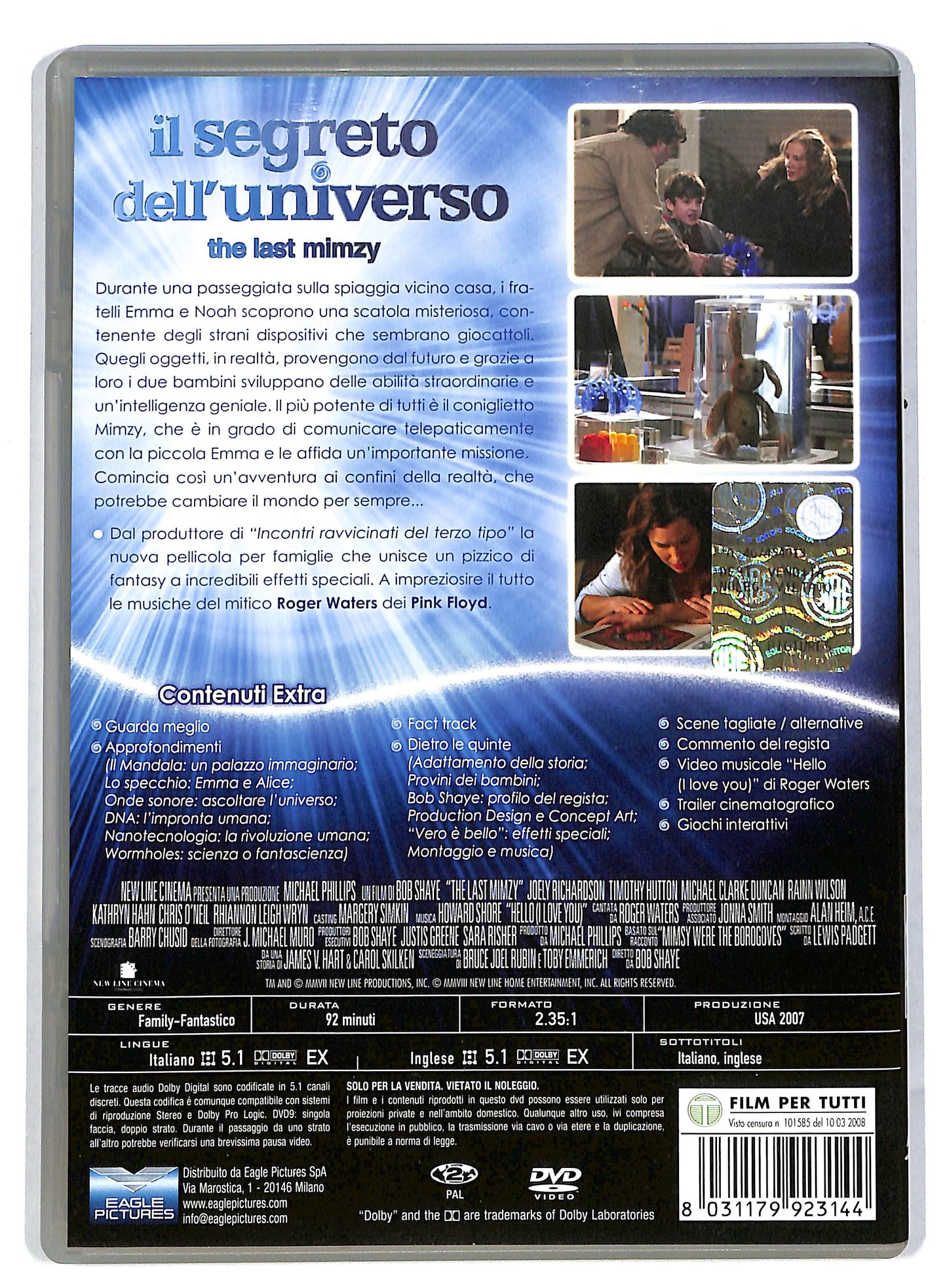 EBOND Il segreto dell'universo - The Last Mimzy DVD DB599614