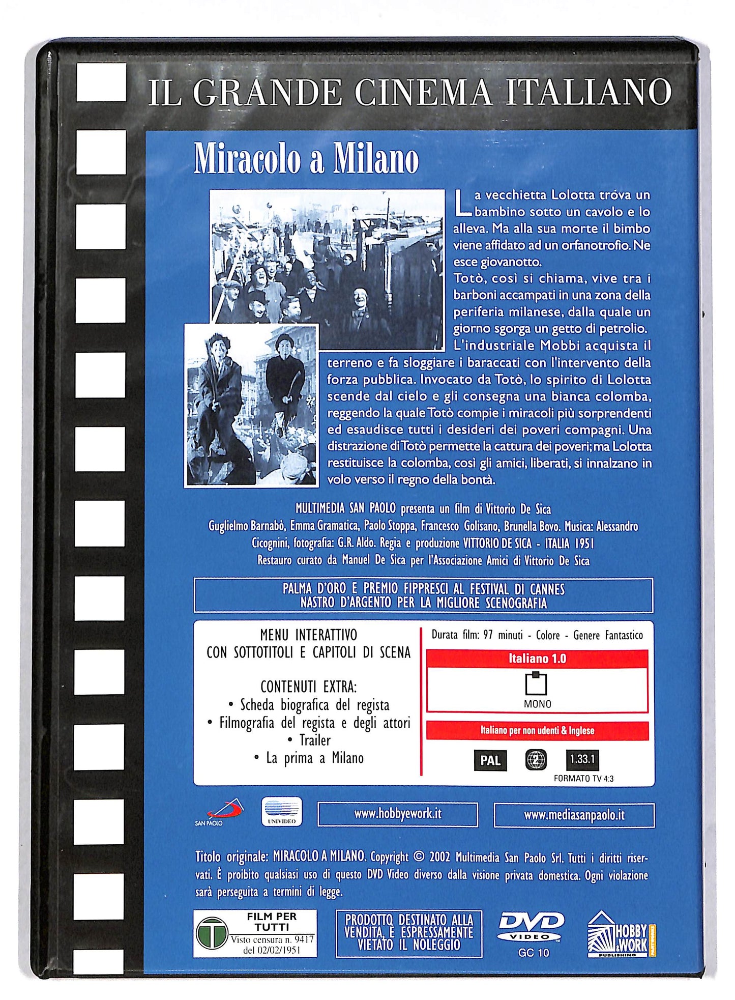 EBOND Miracolo a Milano EDITORIALE DVD DB599808