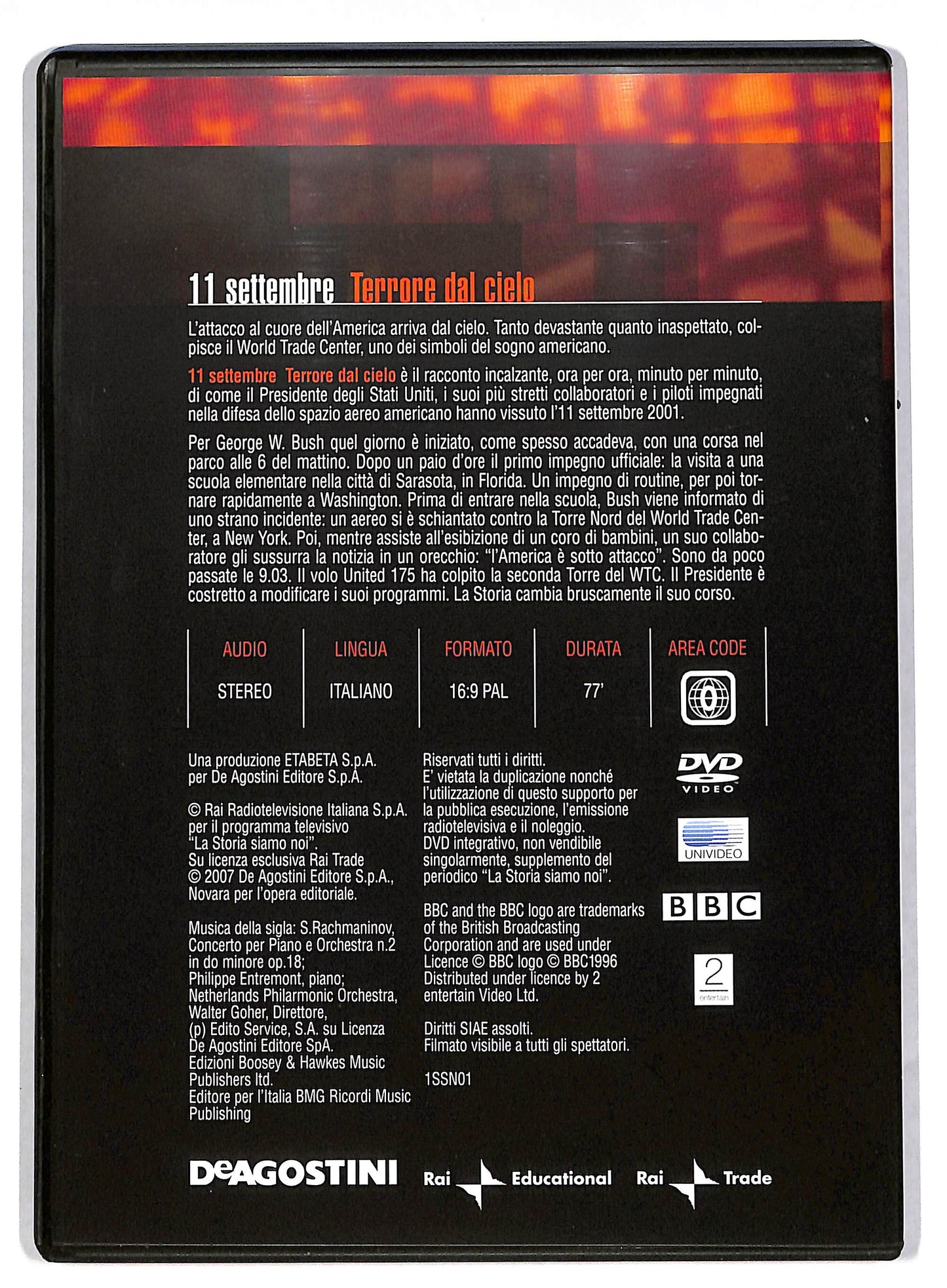 EBOND 11 settembre terrore dal cielo EDITORIALE DVD DB599817