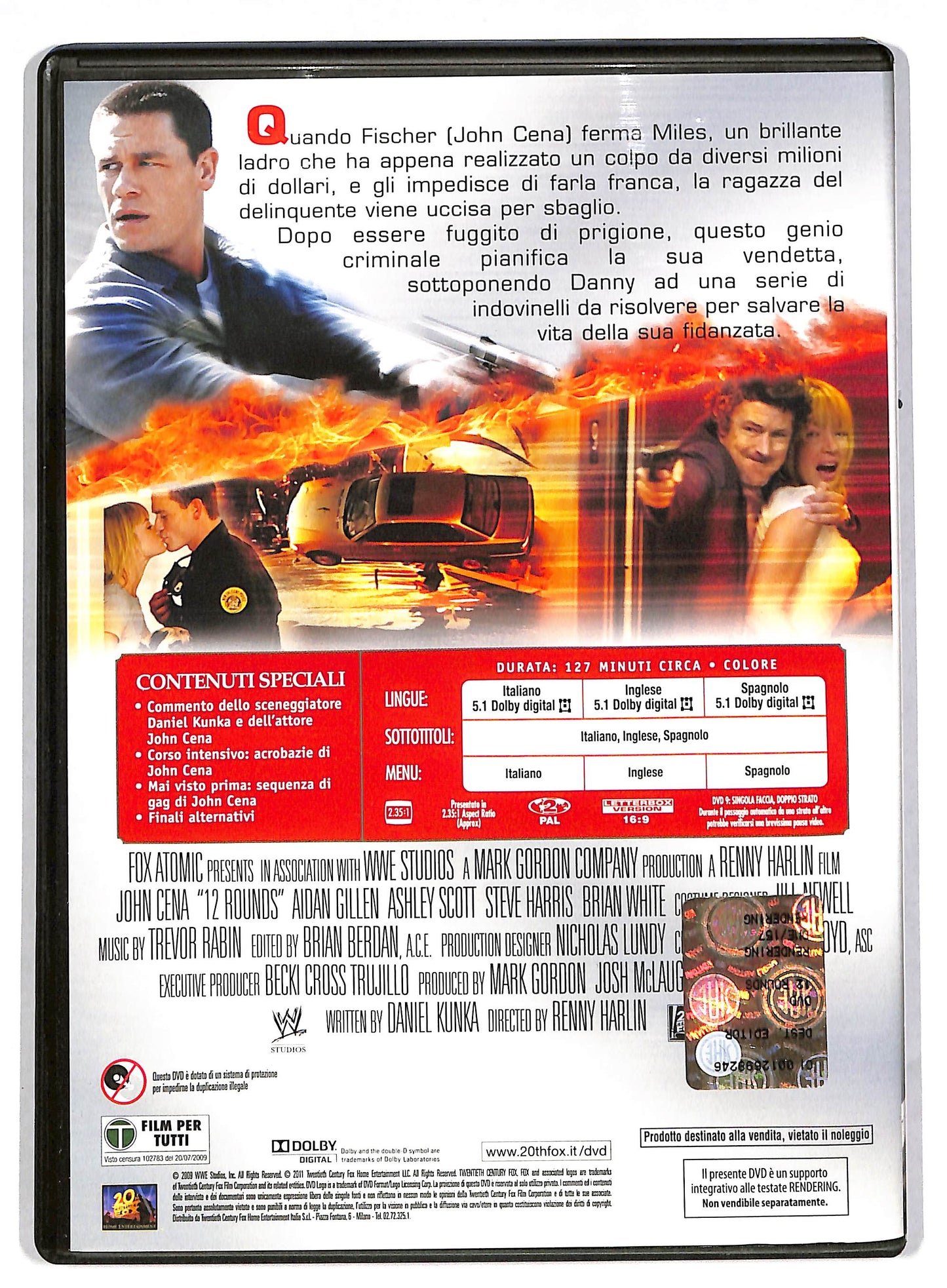 EBOND John Cena - 12 Round Unrated EDITORIALE DVD DB599822