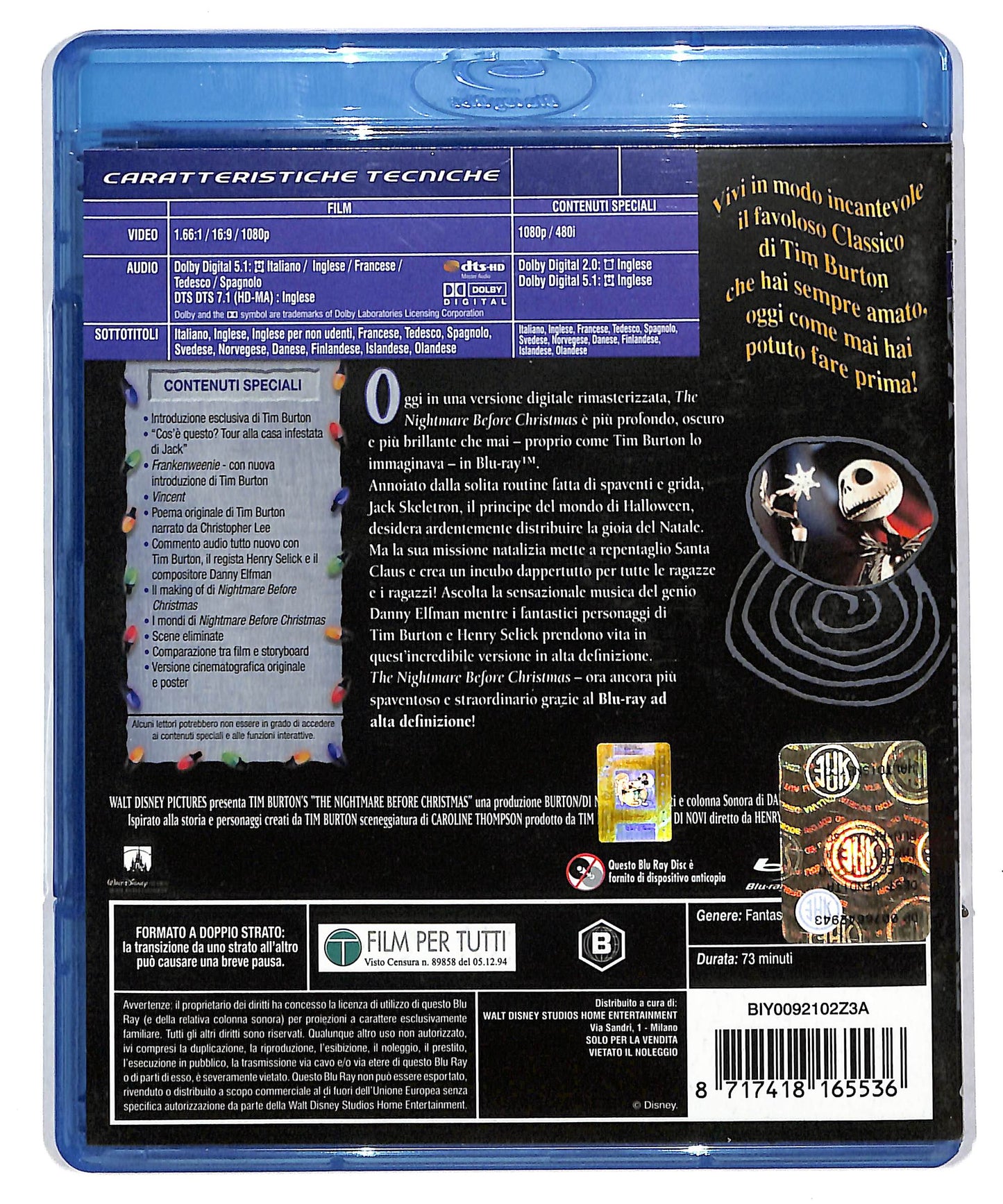 EBOND Nightmare Before Christmas BLURAY DB600606