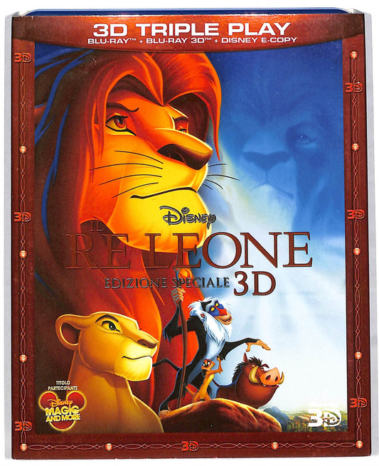 EBOND Il Re leone - BLURAY 3D + E-Copy + BLURAY DB600620