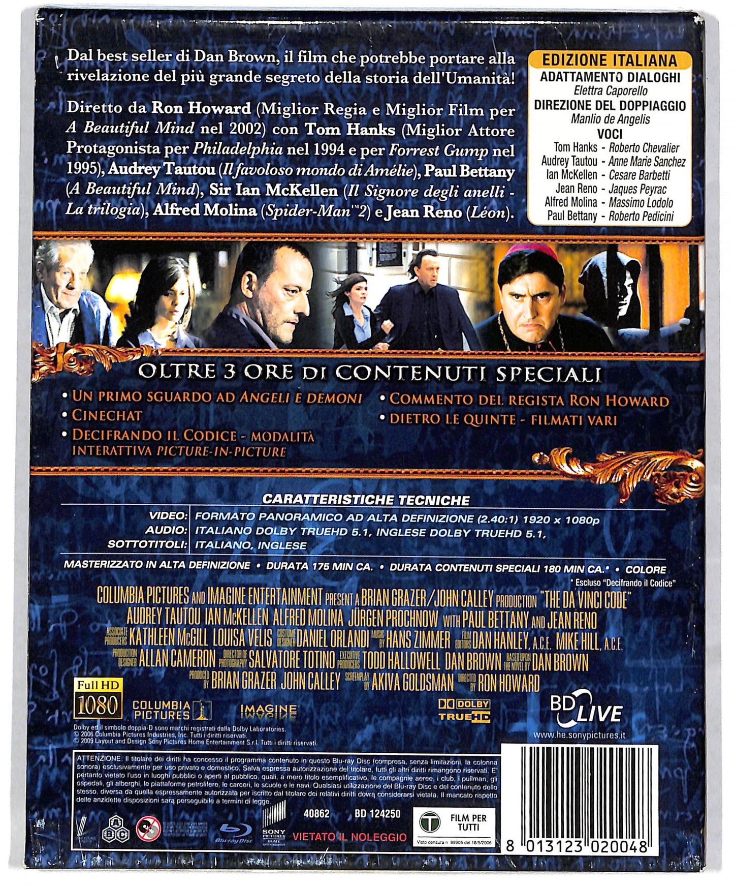 EBOND Il Codice Da Vinci - Extended Cut (2 dischi) DIGIPACK BLURAY DB600622