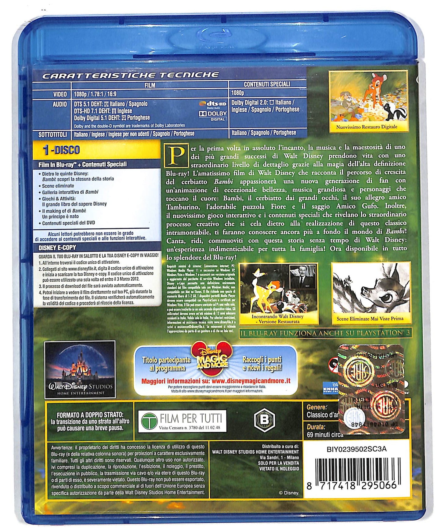 EBOND Bambi EDIZIONE SPECIALE BLURAY DB600630