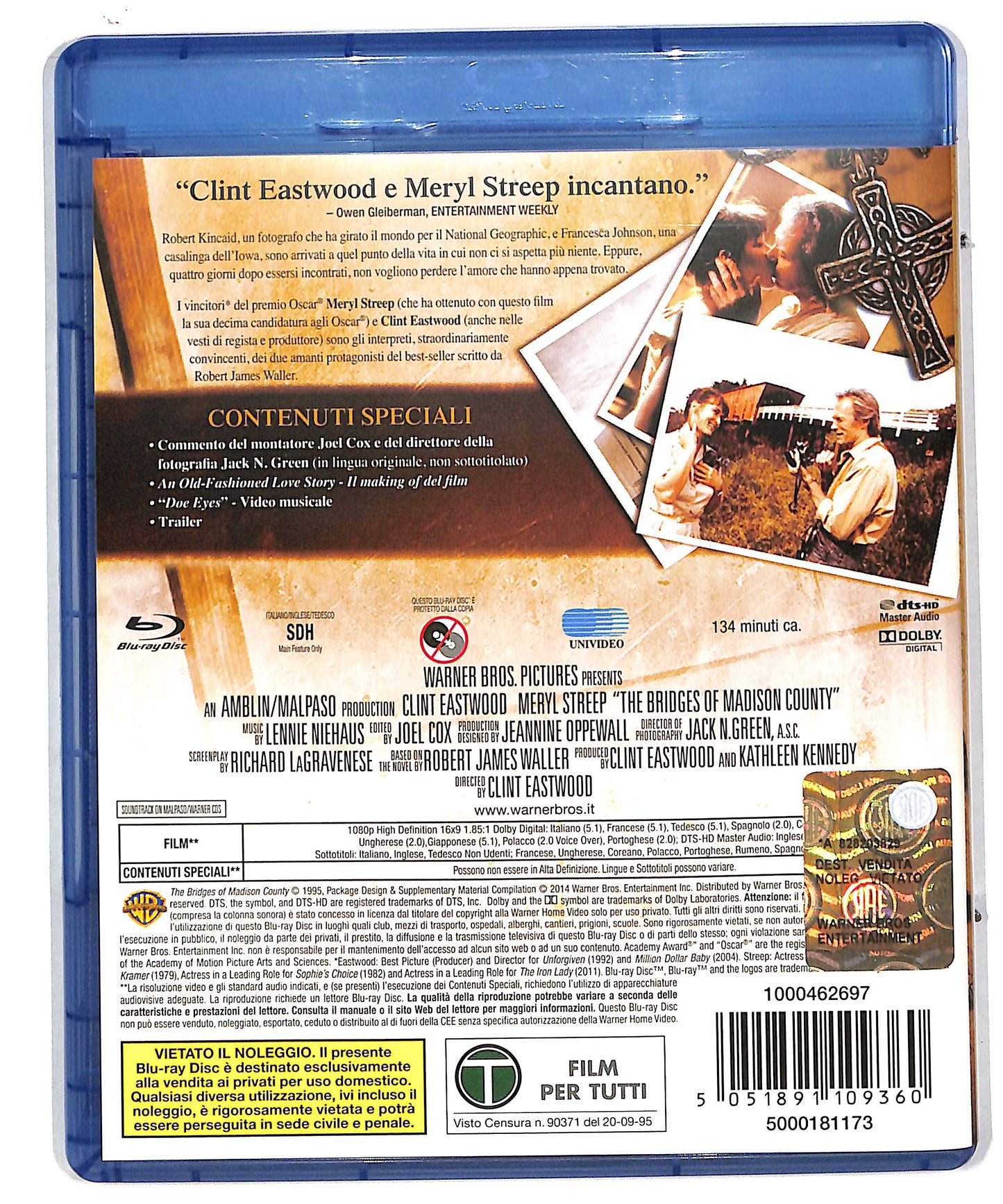 EBOND I ponti di Madison County BLURAY DB600646